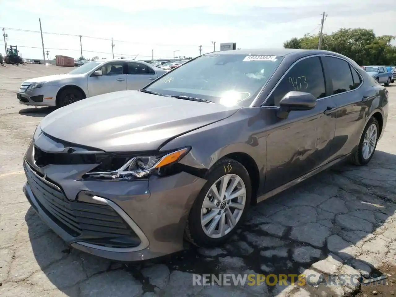 2 Photograph of a damaged car 4T1C11AK7NU053631 TOYOTA CAMRY 2022