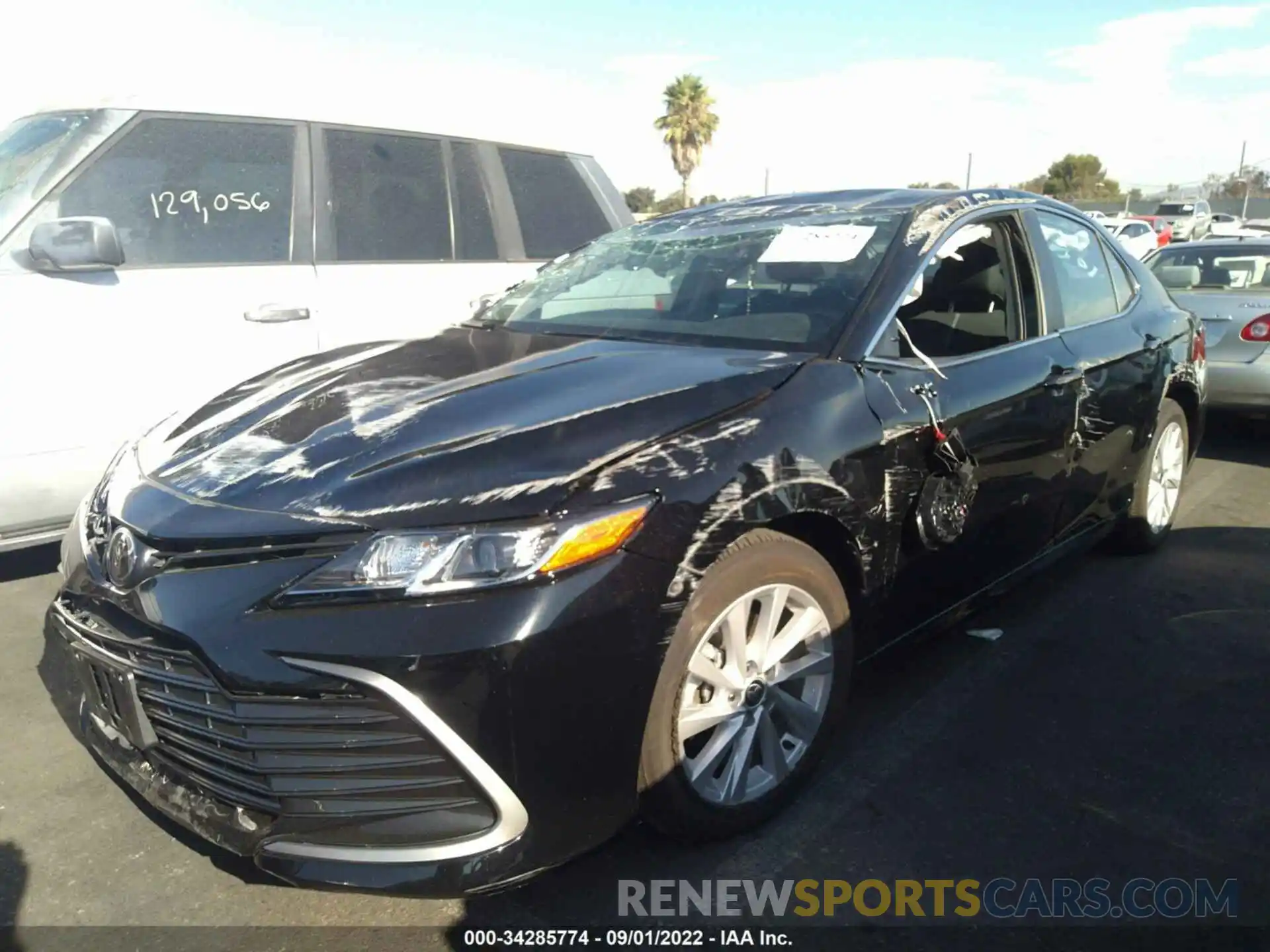 2 Photograph of a damaged car 4T1C11AK7NU626429 TOYOTA CAMRY 2022