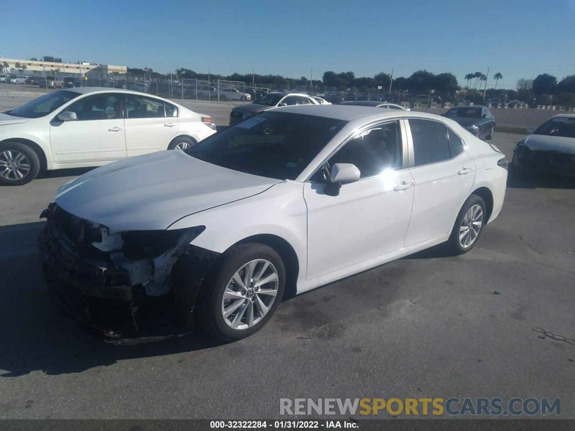 2 Photograph of a damaged car 4T1C11AK7NU627824 TOYOTA CAMRY 2022