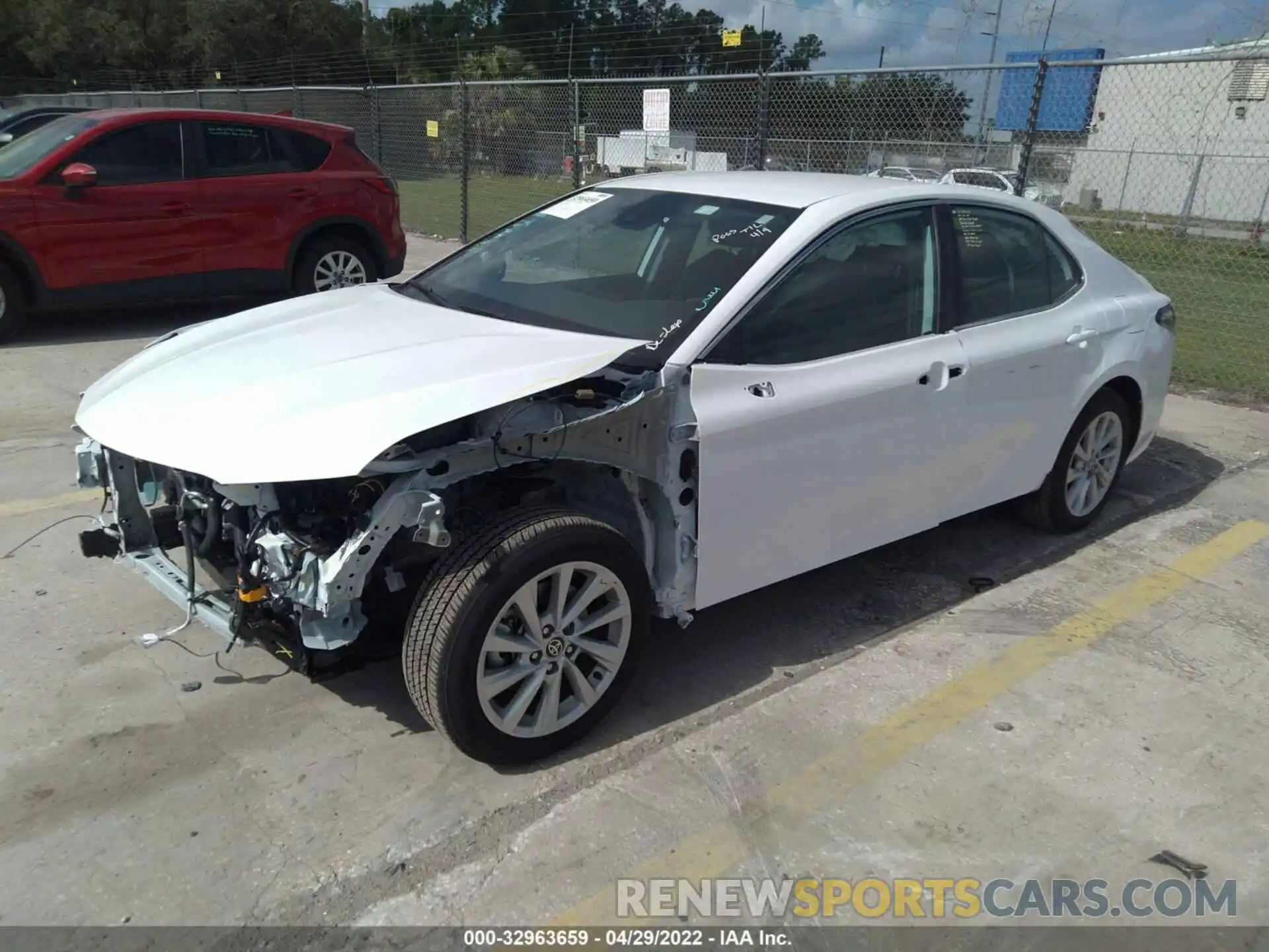 2 Photograph of a damaged car 4T1C11AK7NU637074 TOYOTA CAMRY 2022