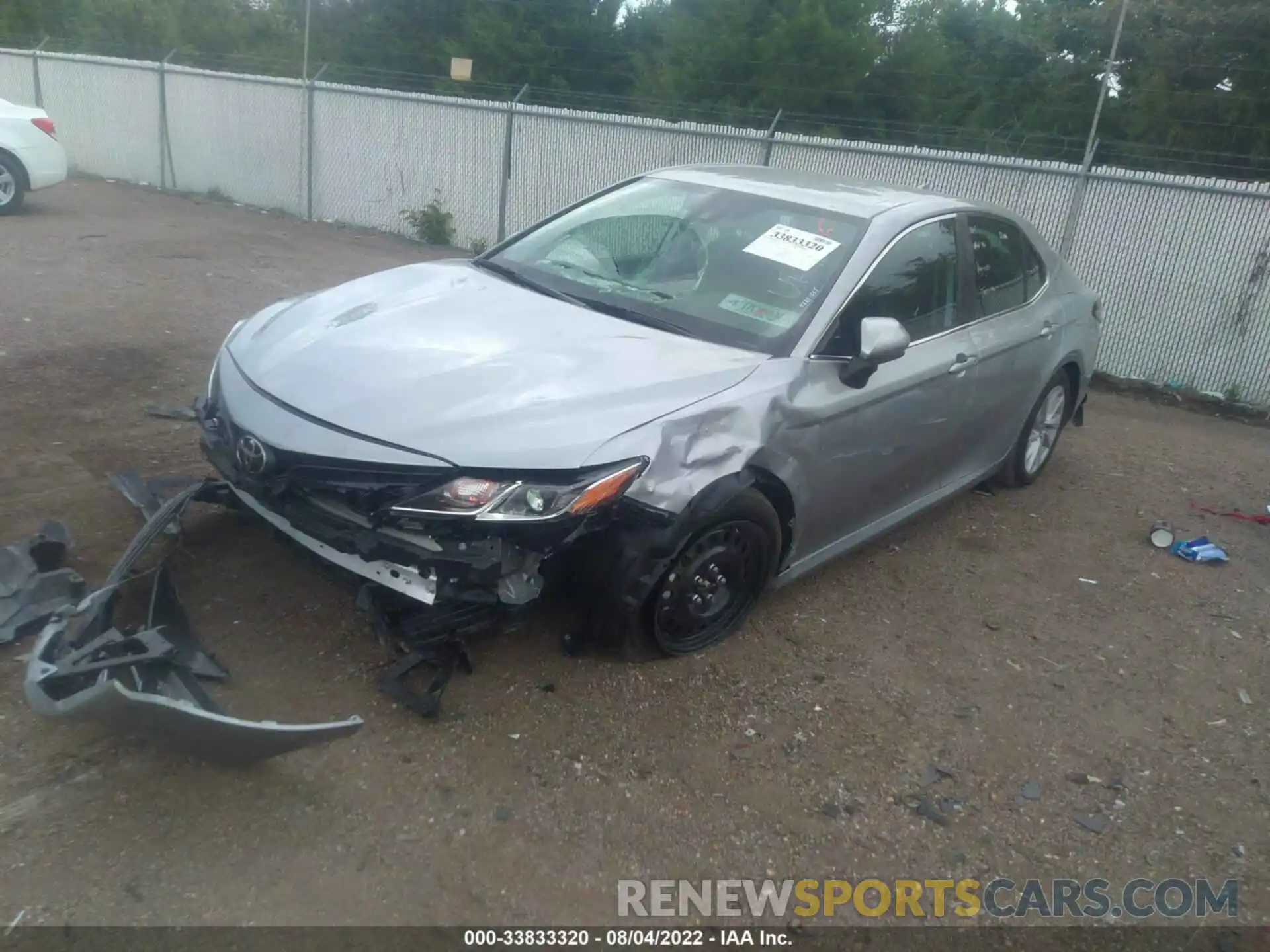 2 Photograph of a damaged car 4T1C11AK7NU637284 TOYOTA CAMRY 2022