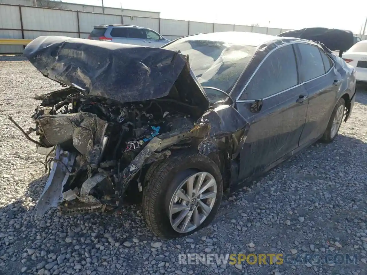 2 Photograph of a damaged car 4T1C11AK7NU645420 TOYOTA CAMRY 2022