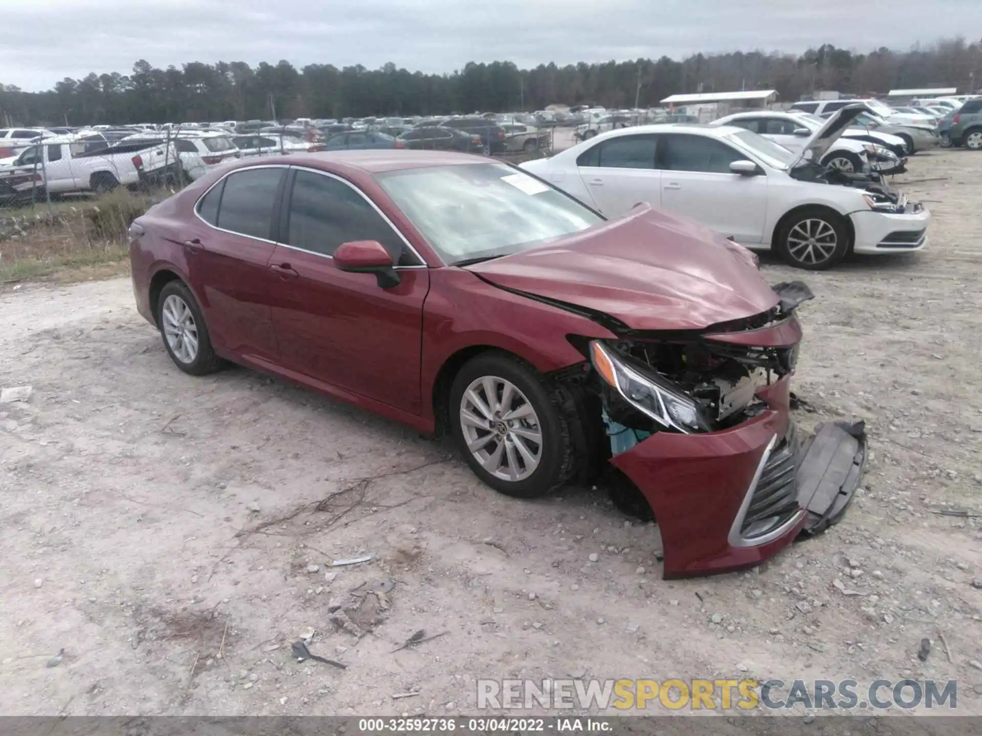 1 Photograph of a damaged car 4T1C11AK7NU657177 TOYOTA CAMRY 2022