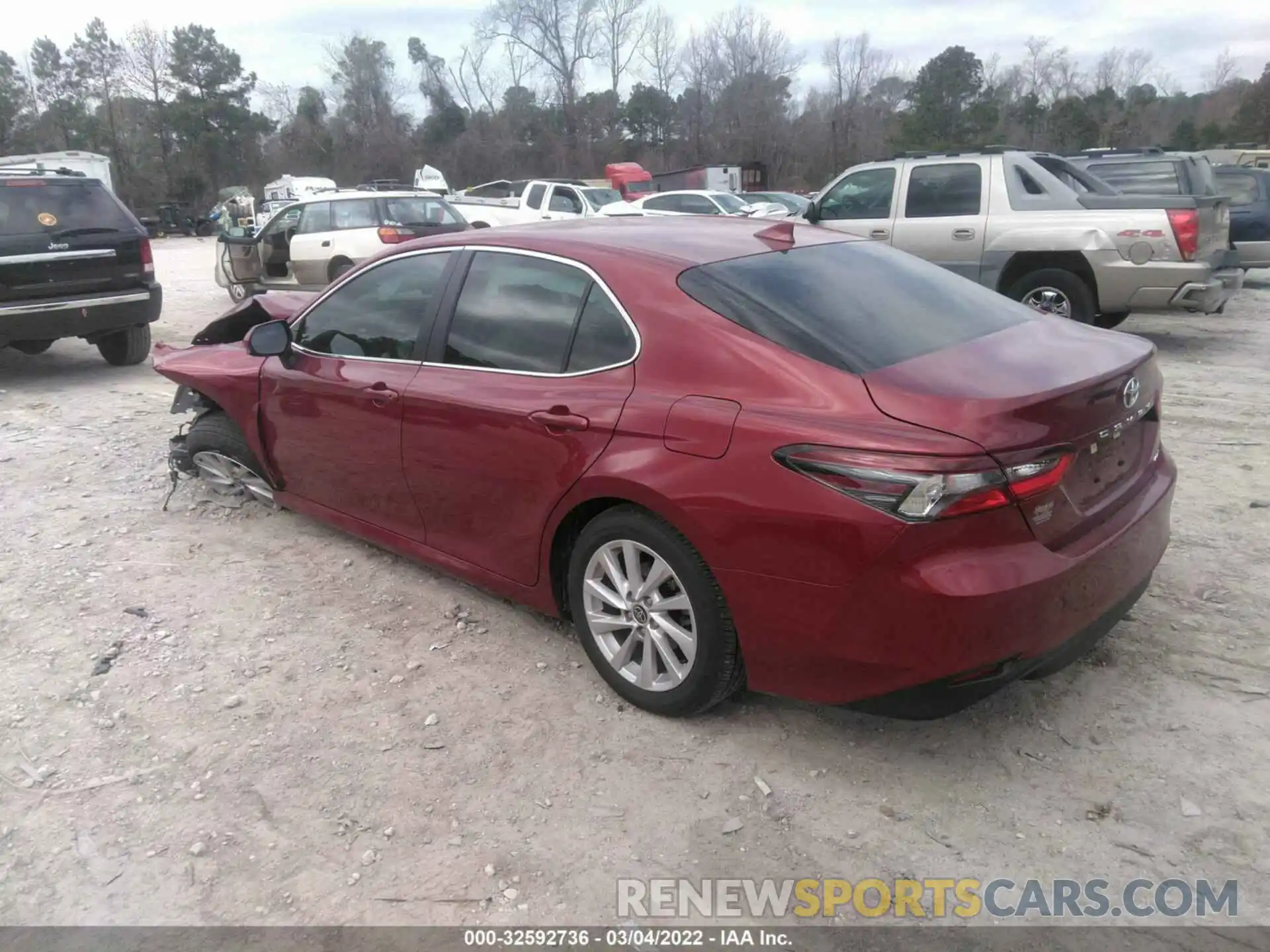 3 Photograph of a damaged car 4T1C11AK7NU657177 TOYOTA CAMRY 2022