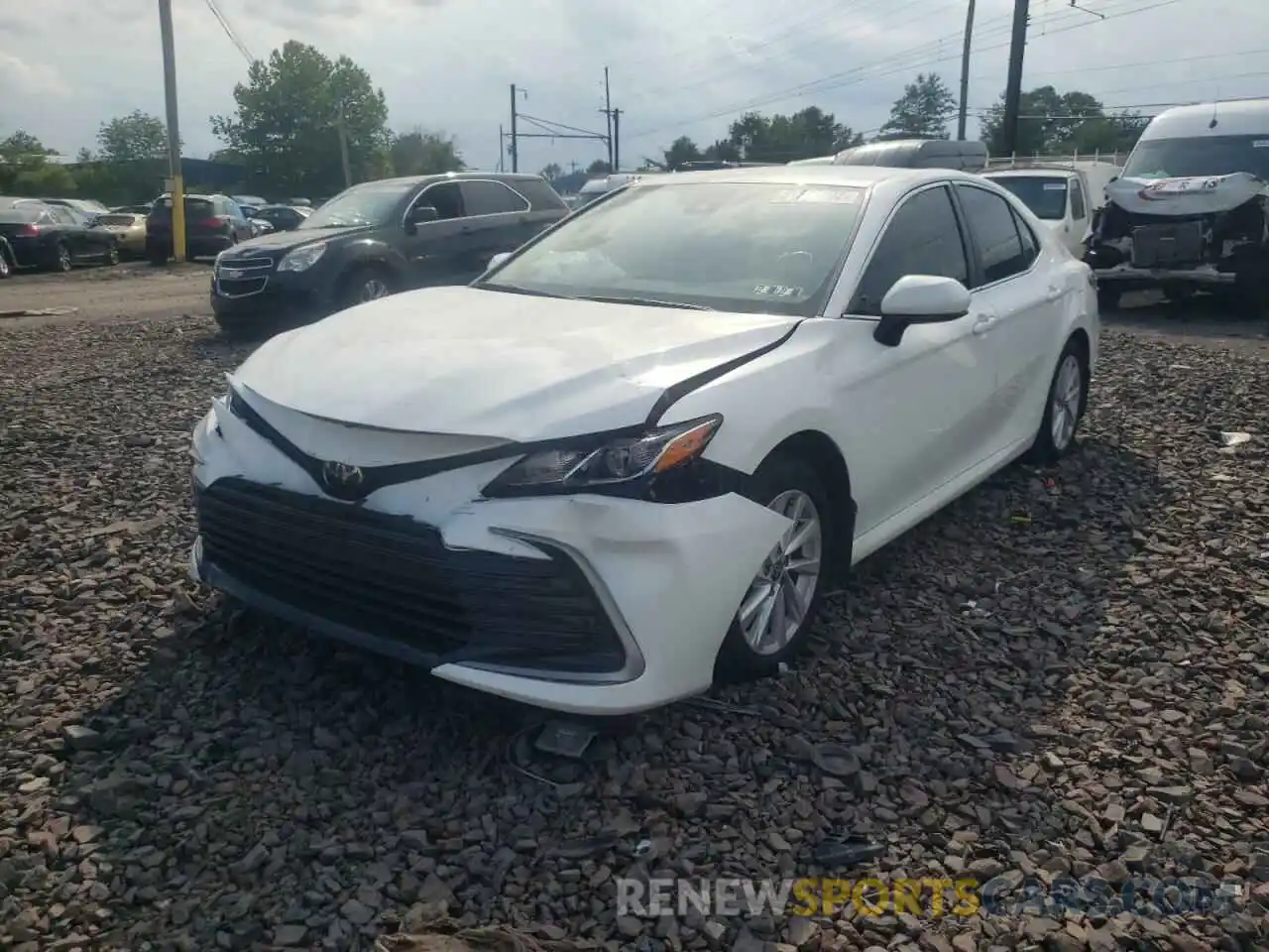 2 Photograph of a damaged car 4T1C11AK8NU640906 TOYOTA CAMRY 2022