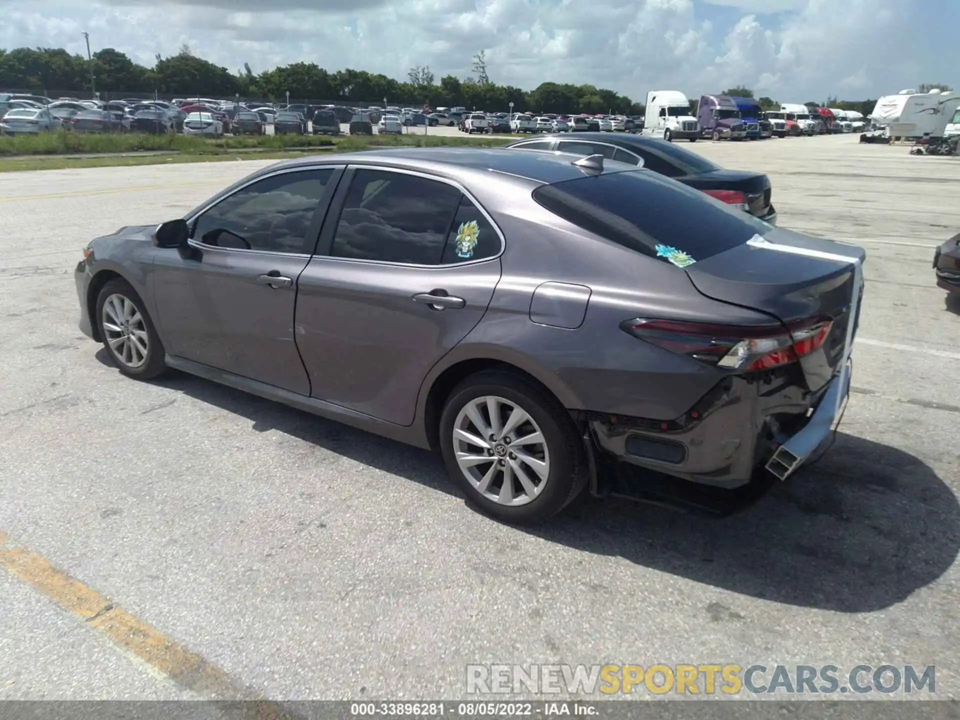 3 Photograph of a damaged car 4T1C11AK8NU641571 TOYOTA CAMRY 2022