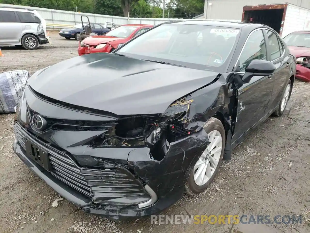 2 Photograph of a damaged car 4T1C11AK8NU650612 TOYOTA CAMRY 2022