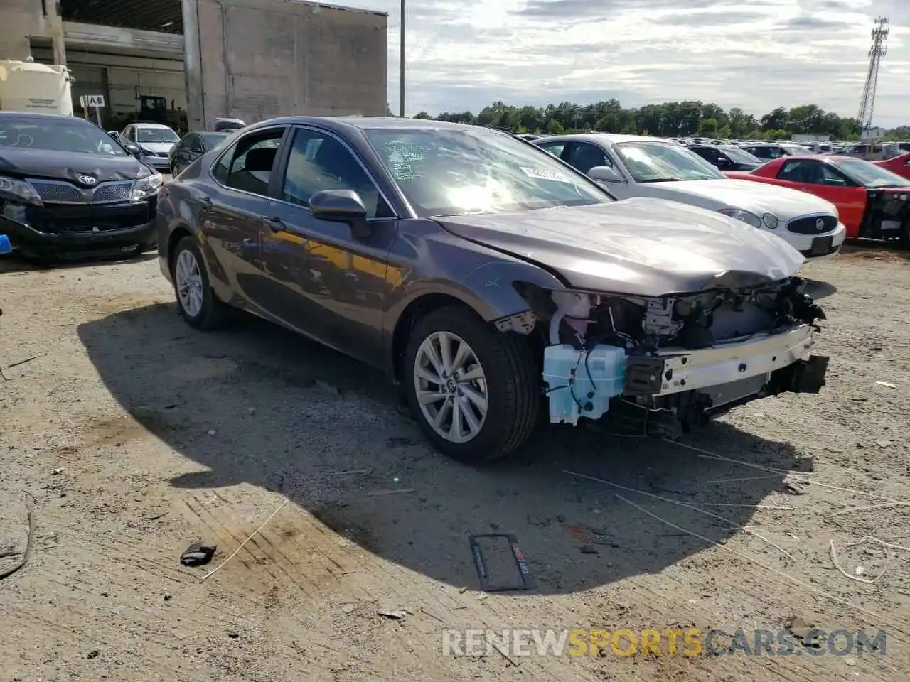 1 Photograph of a damaged car 4T1C11AK9NU045451 TOYOTA CAMRY 2022