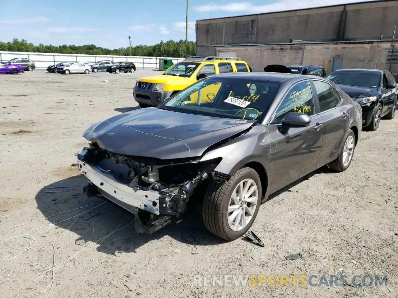 2 Photograph of a damaged car 4T1C11AK9NU045451 TOYOTA CAMRY 2022