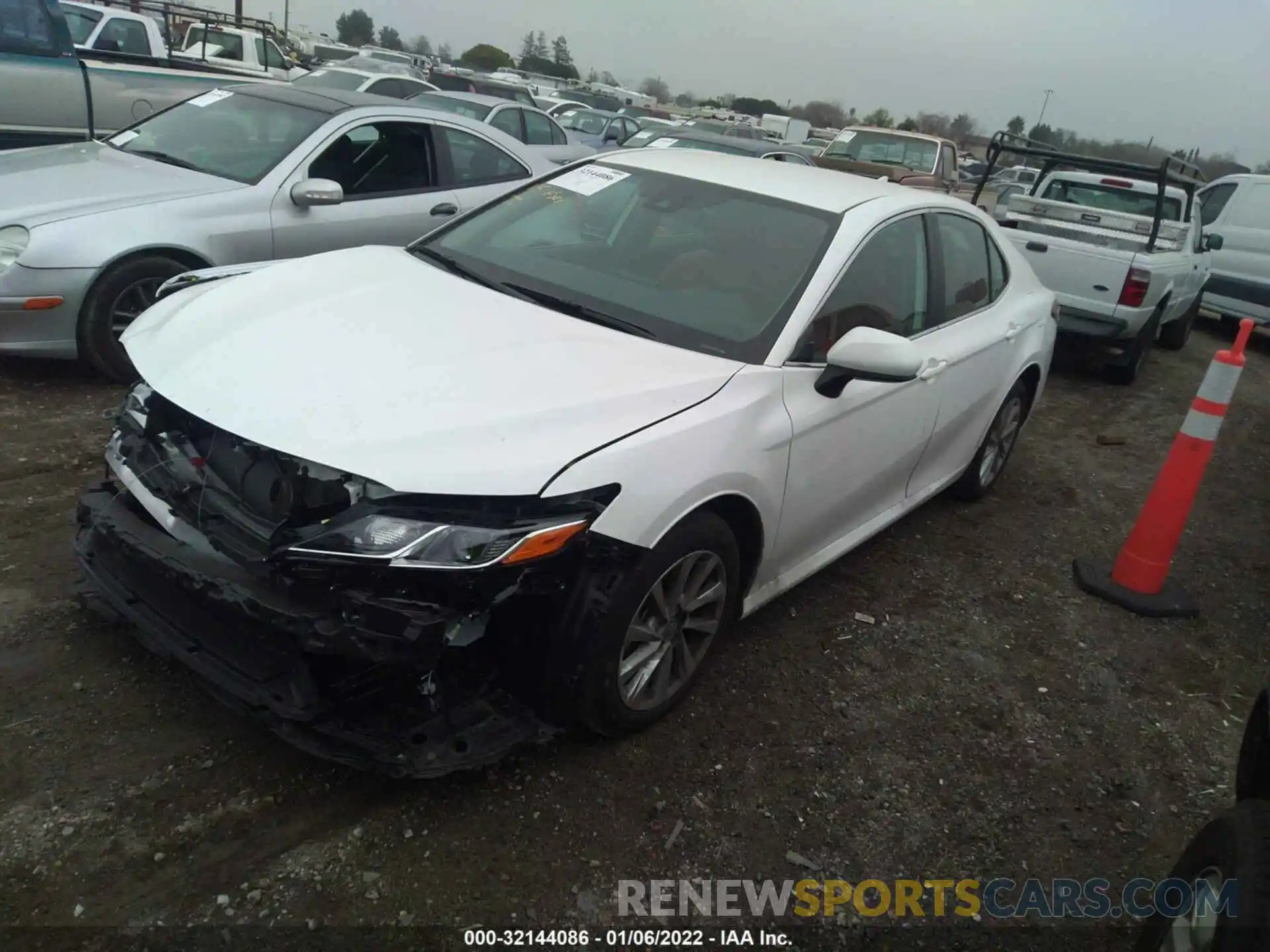 2 Photograph of a damaged car 4T1C11AK9NU621555 TOYOTA CAMRY 2022