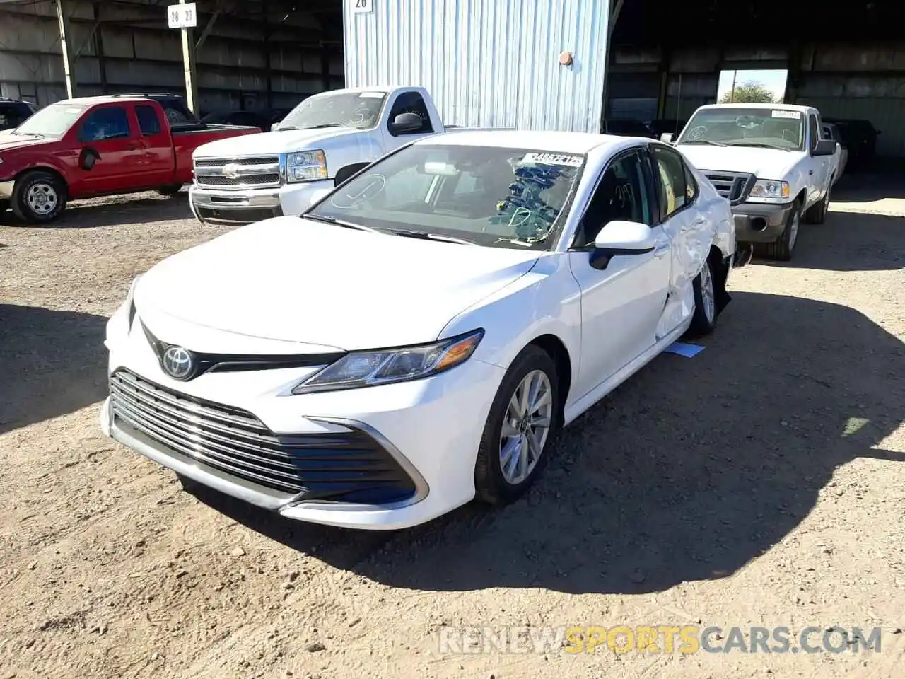 2 Photograph of a damaged car 4T1C11AK9NU632930 TOYOTA CAMRY 2022