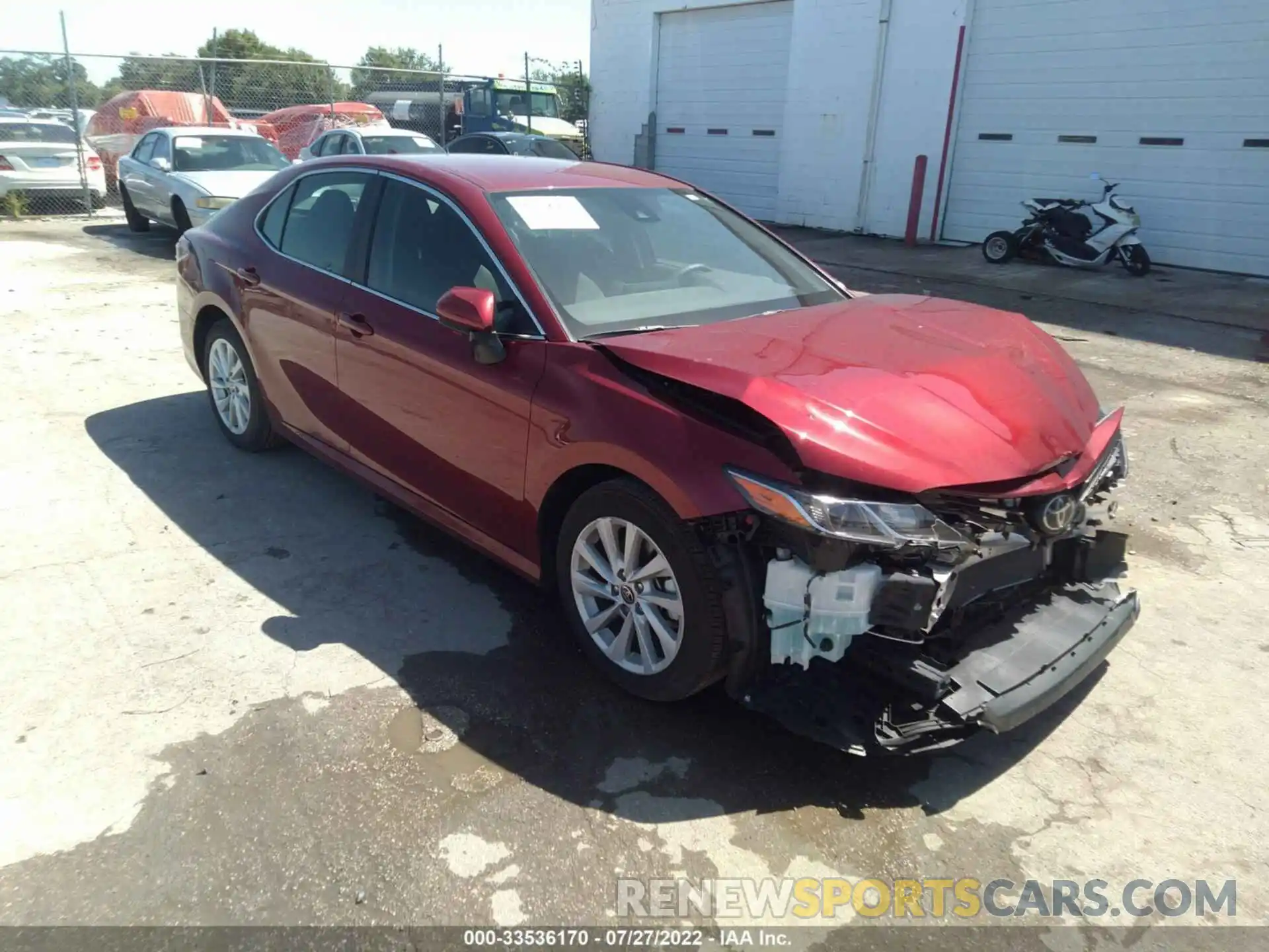 1 Photograph of a damaged car 4T1C11AK9NU633222 TOYOTA CAMRY 2022