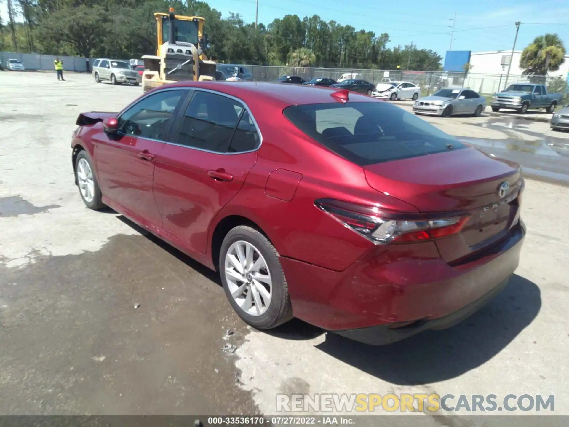 3 Photograph of a damaged car 4T1C11AK9NU633222 TOYOTA CAMRY 2022