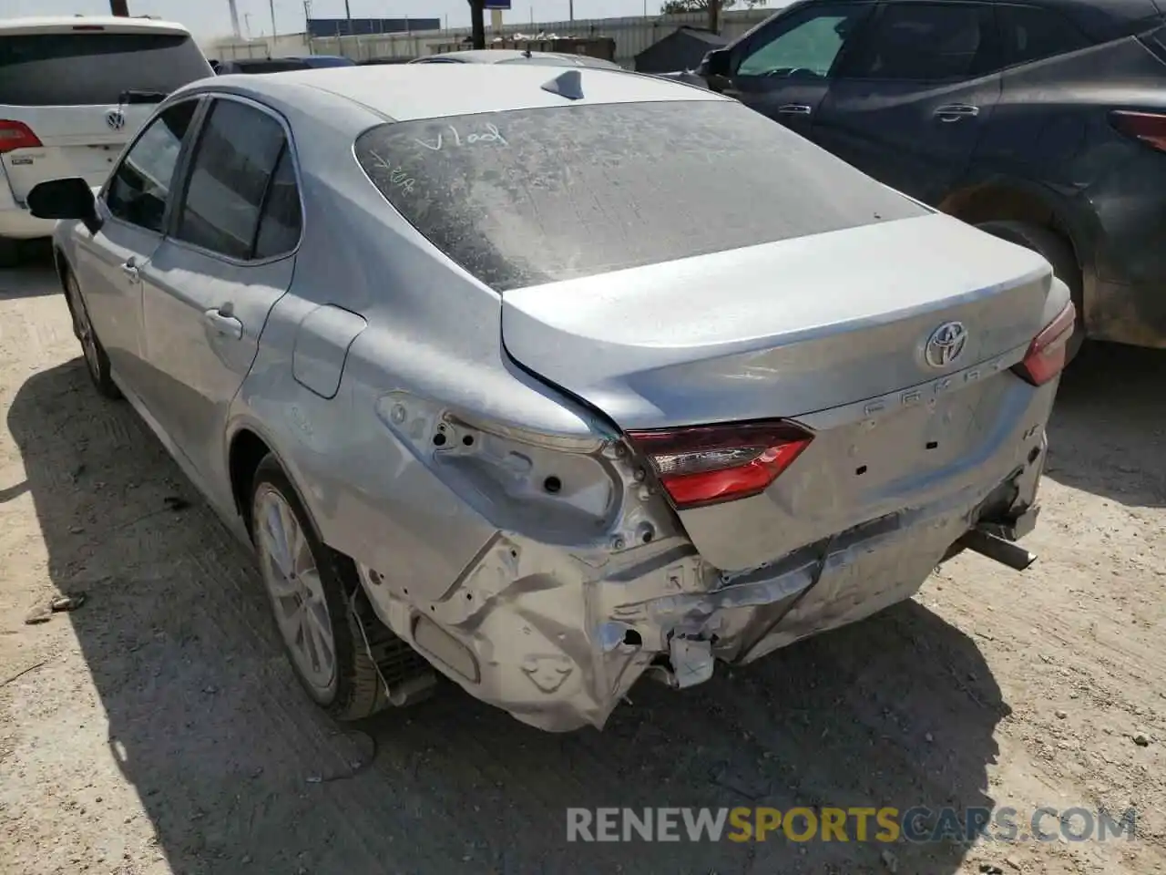 3 Photograph of a damaged car 4T1C11AK9NU633639 TOYOTA CAMRY 2022