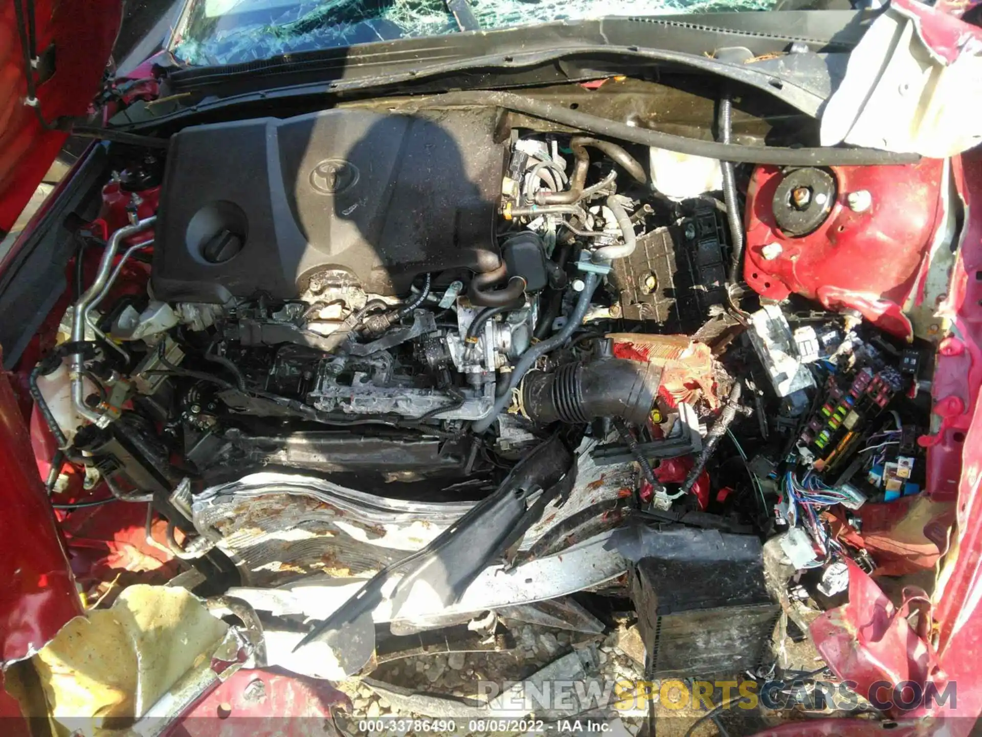 10 Photograph of a damaged car 4T1C11AK9NU639196 TOYOTA CAMRY 2022