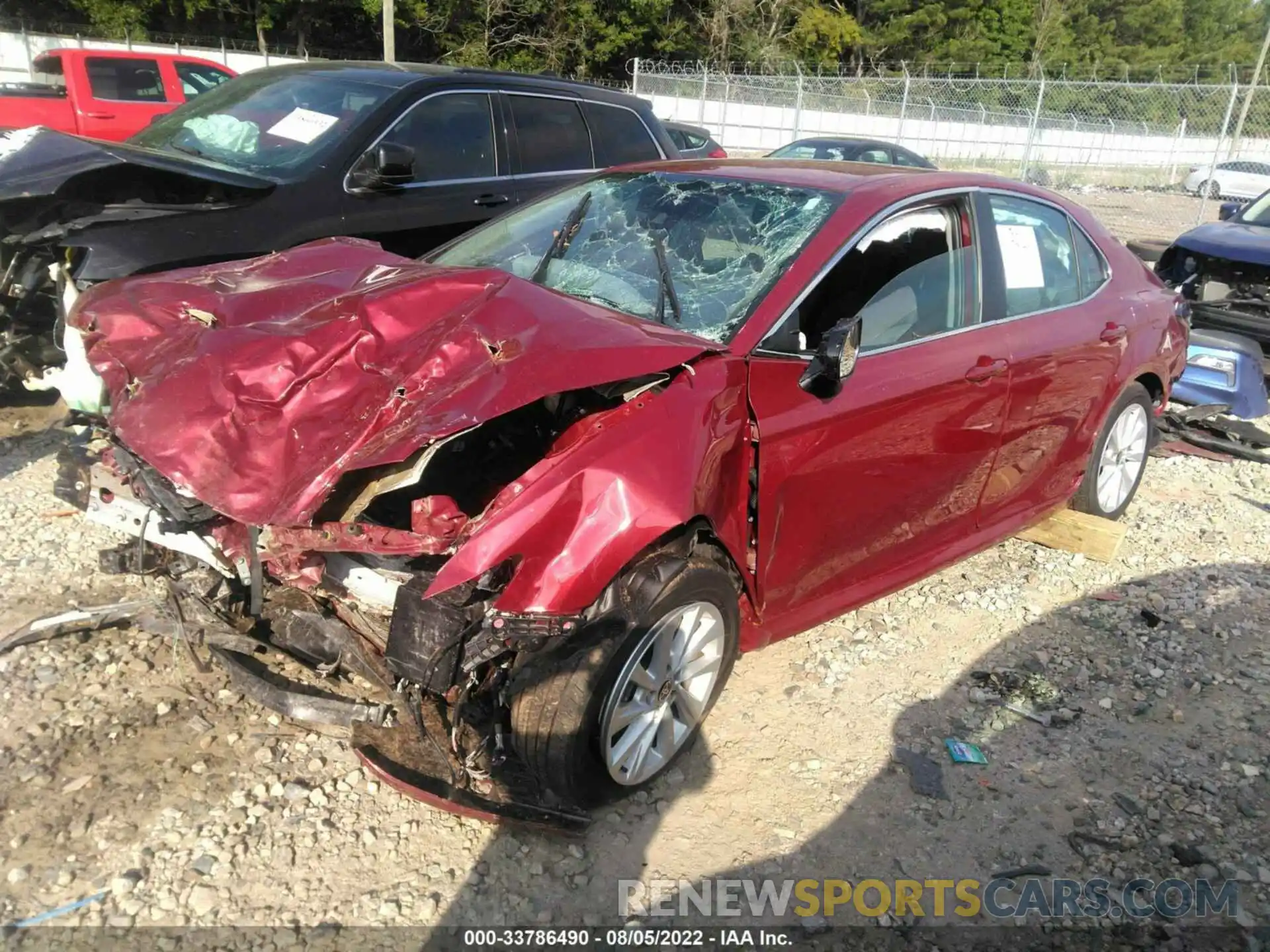 2 Photograph of a damaged car 4T1C11AK9NU639196 TOYOTA CAMRY 2022