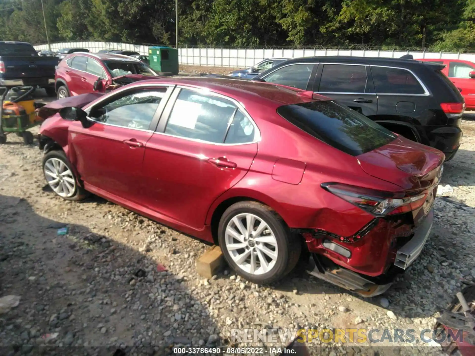 3 Photograph of a damaged car 4T1C11AK9NU639196 TOYOTA CAMRY 2022