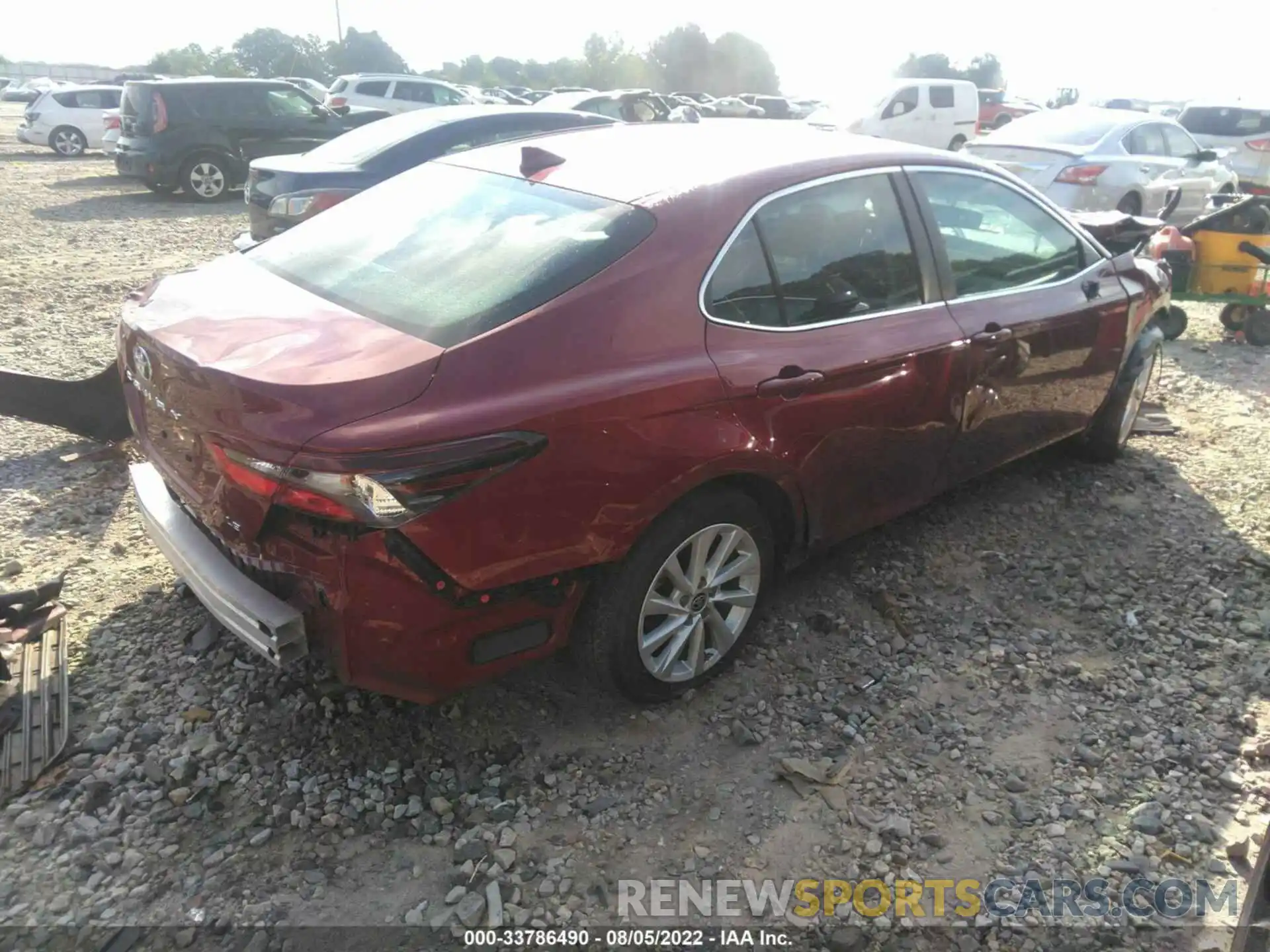 4 Photograph of a damaged car 4T1C11AK9NU639196 TOYOTA CAMRY 2022