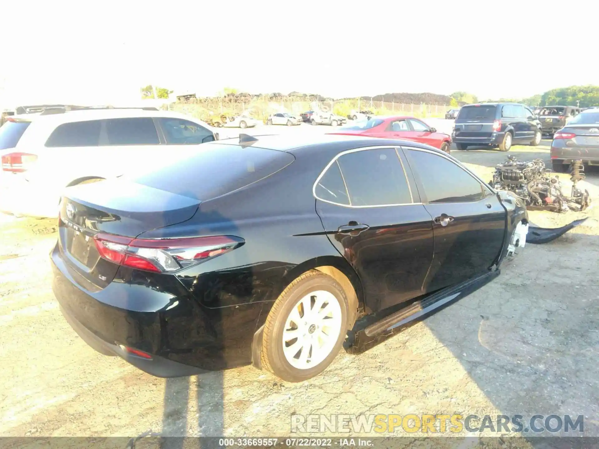 4 Photograph of a damaged car 4T1C11AK9NU683263 TOYOTA CAMRY 2022