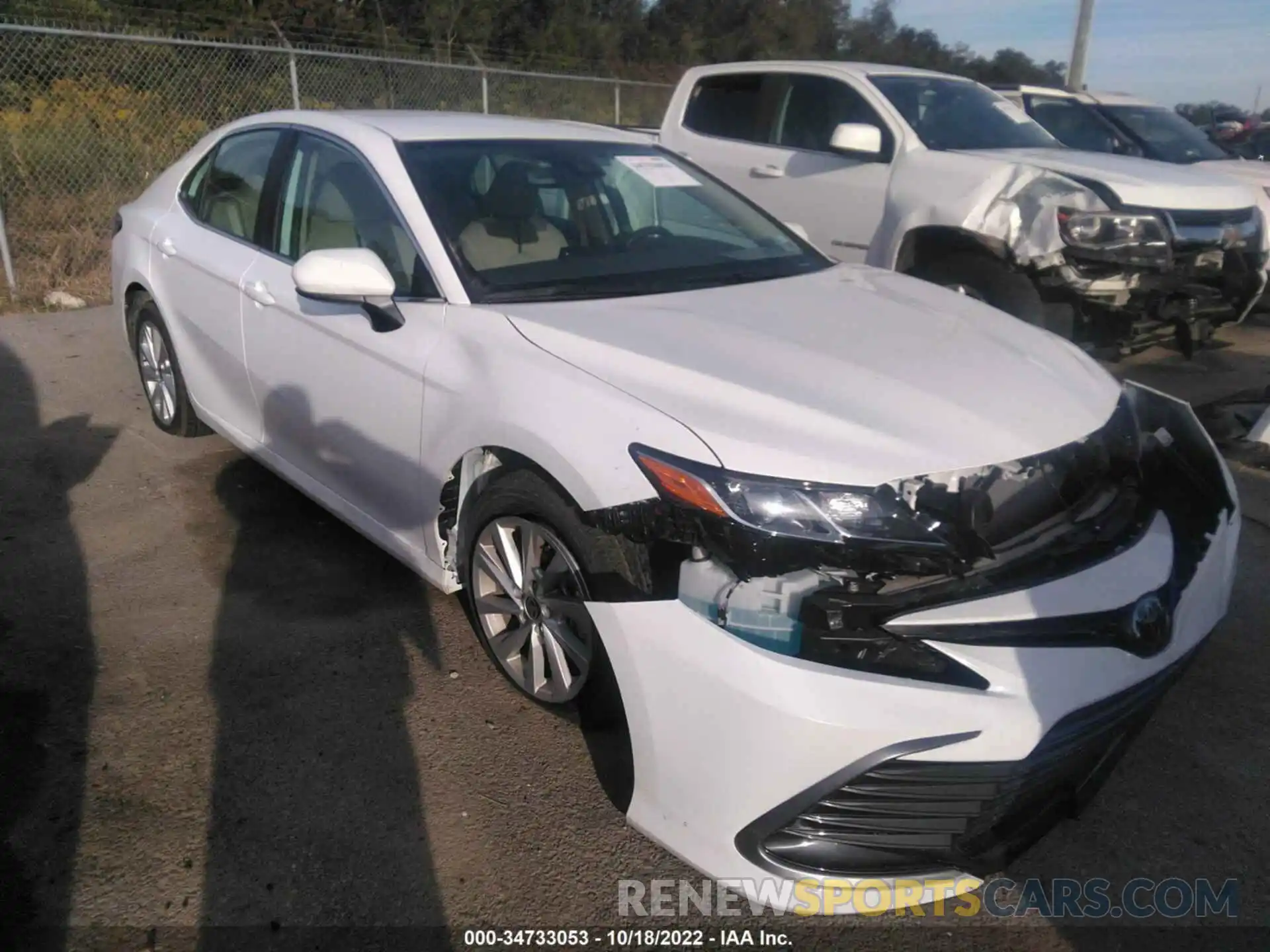 1 Photograph of a damaged car 4T1C11AK9NU699625 TOYOTA CAMRY 2022