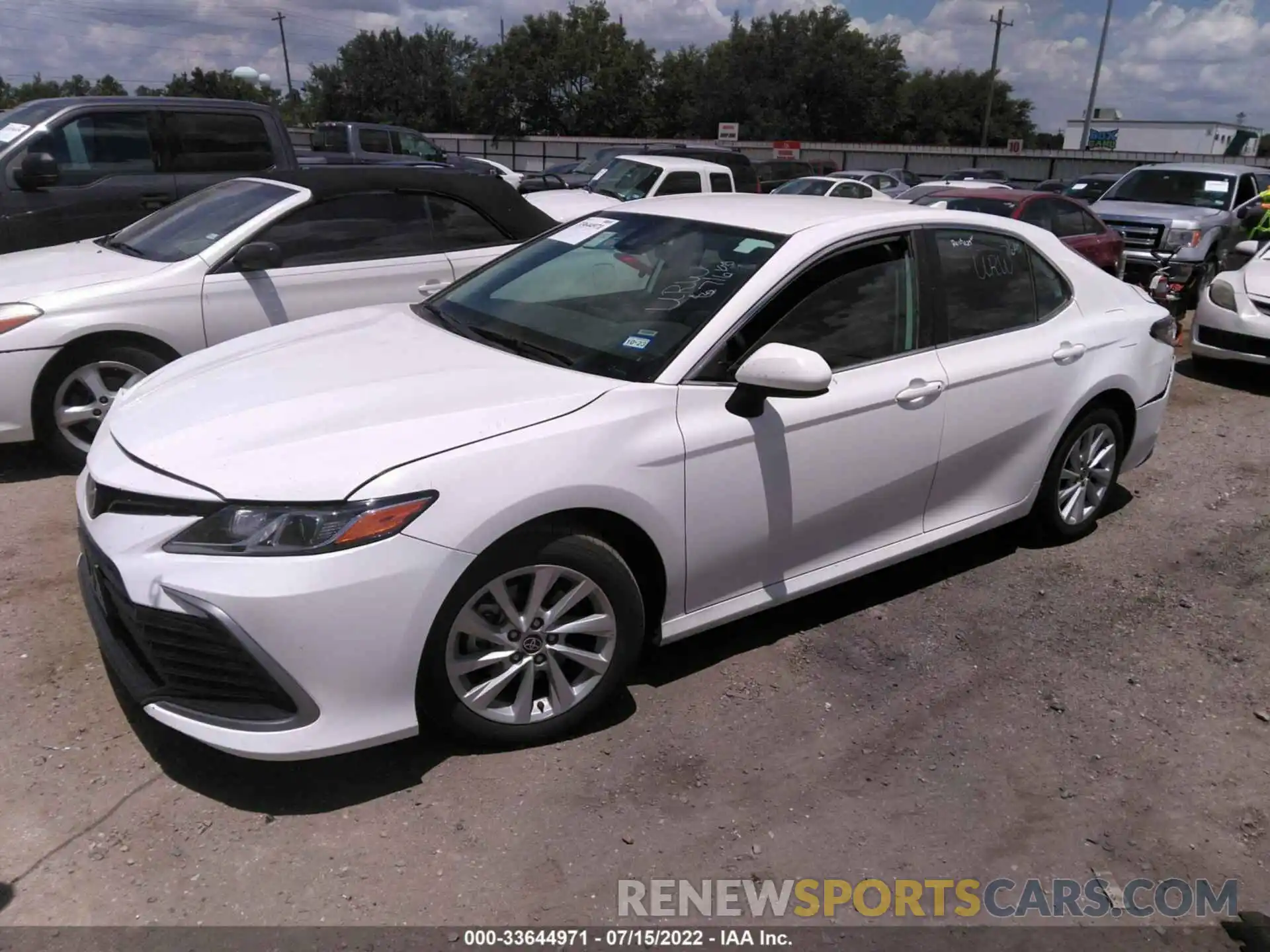 2 Photograph of a damaged car 4T1C11AKXNU010210 TOYOTA CAMRY 2022