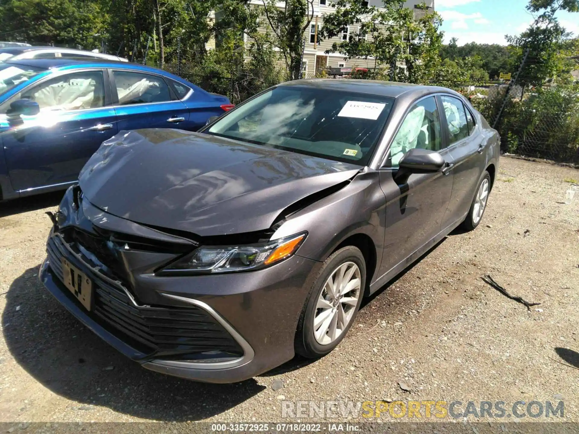 2 Photograph of a damaged car 4T1C11AKXNU499451 TOYOTA CAMRY 2022