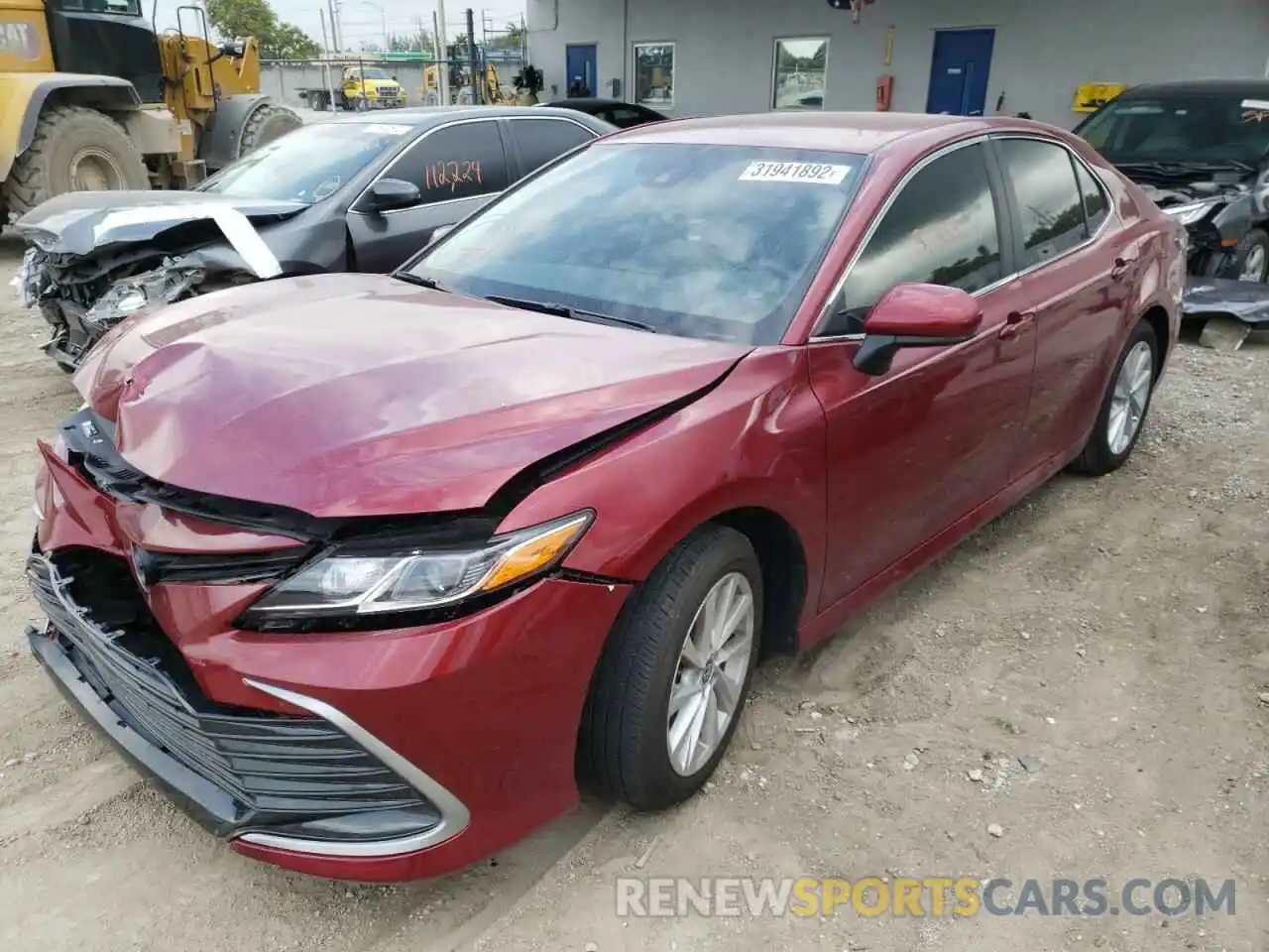 2 Photograph of a damaged car 4T1C11AKXNU646500 TOYOTA CAMRY 2022