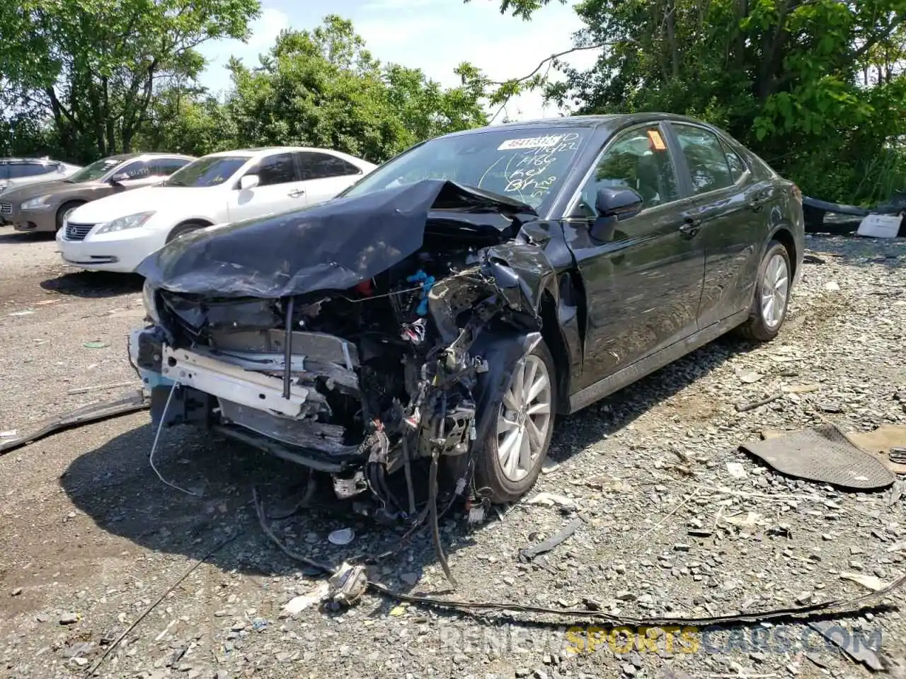 2 Photograph of a damaged car 4T1C11AKXNU651986 TOYOTA CAMRY 2022