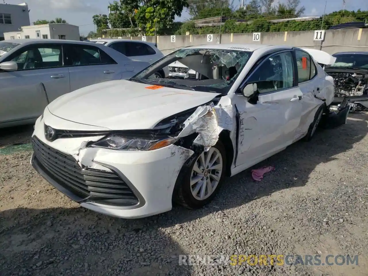 2 Photograph of a damaged car 4T1C11AKXNU666892 TOYOTA CAMRY 2022