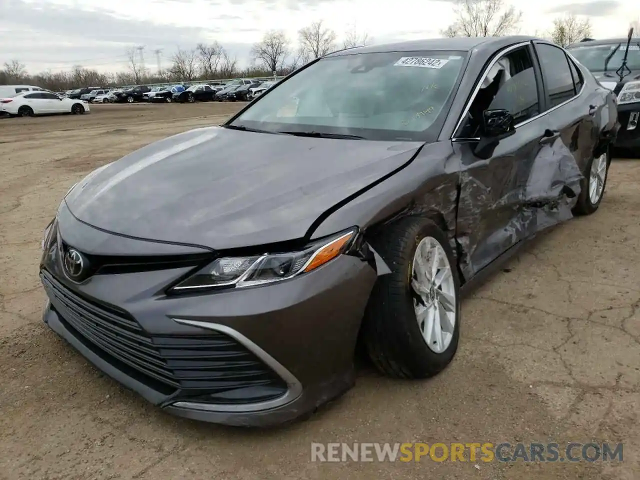 2 Photograph of a damaged car 4T1C11BK2NU054149 TOYOTA CAMRY 2022