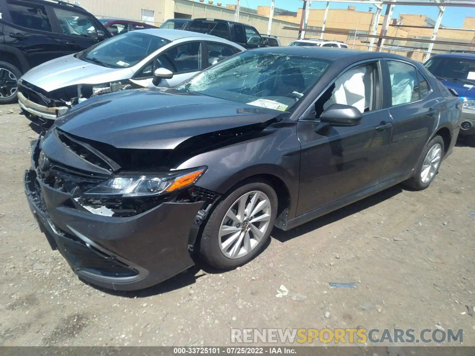 2 Photograph of a damaged car 4T1C11BK2NU056967 TOYOTA CAMRY 2022