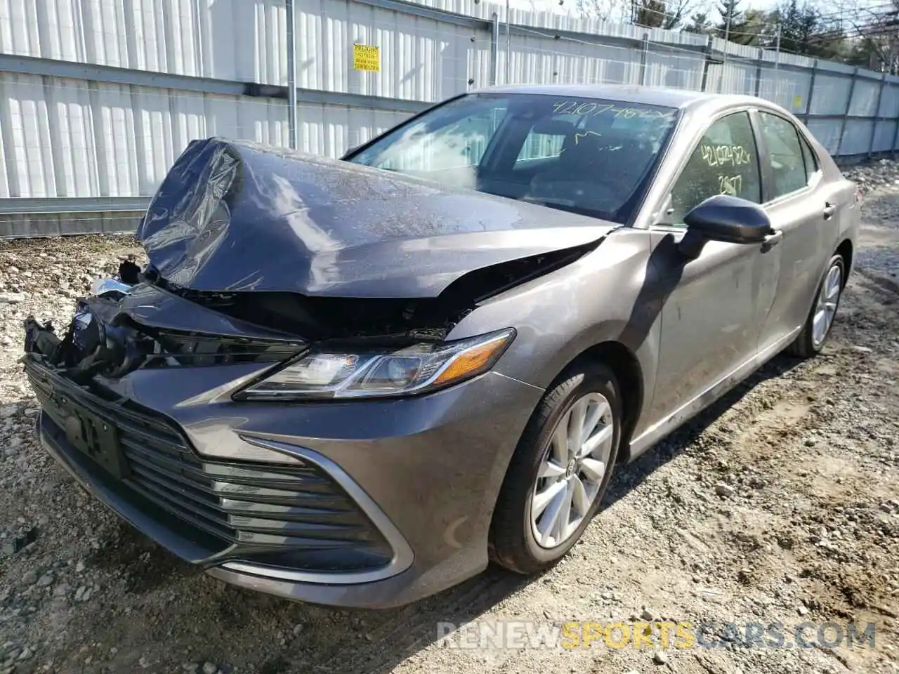 2 Photograph of a damaged car 4T1C11BK5NU057935 TOYOTA CAMRY 2022