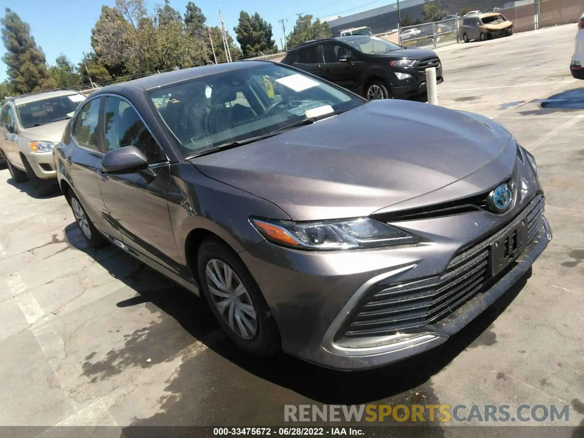 1 Photograph of a damaged car 4T1C31AK1NU572880 TOYOTA CAMRY 2022