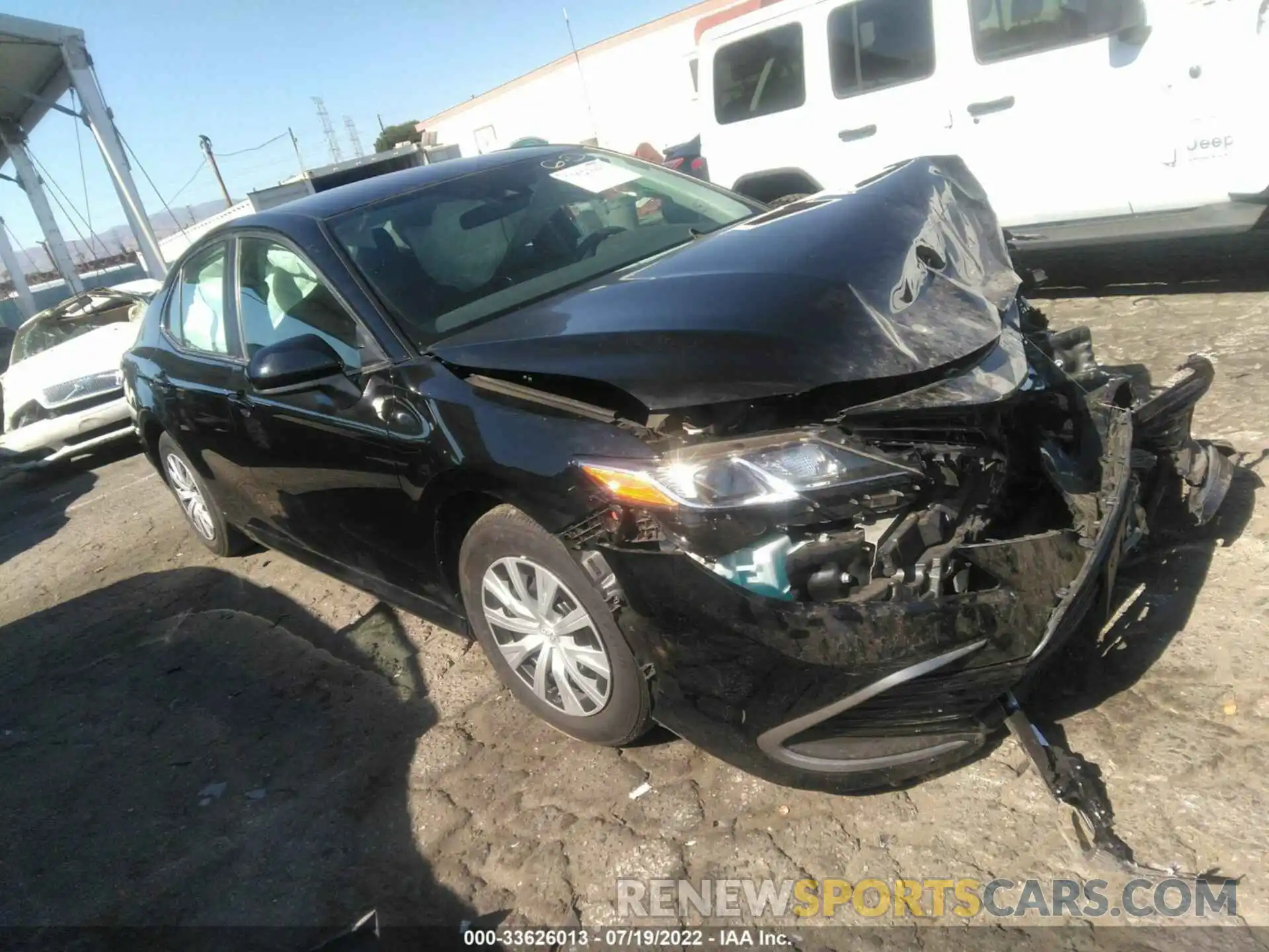 1 Photograph of a damaged car 4T1C31AK3NU574047 TOYOTA CAMRY 2022