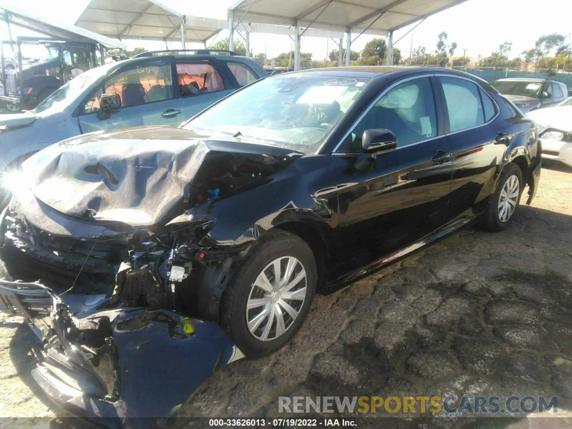 2 Photograph of a damaged car 4T1C31AK3NU574047 TOYOTA CAMRY 2022