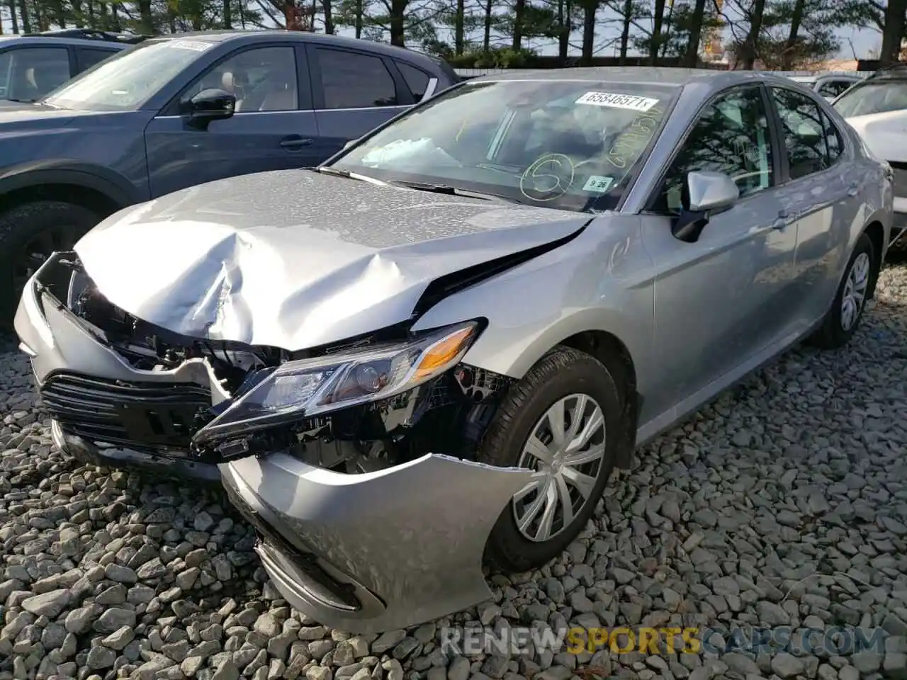 2 Photograph of a damaged car 4T1C31AK4NU573098 TOYOTA CAMRY 2022