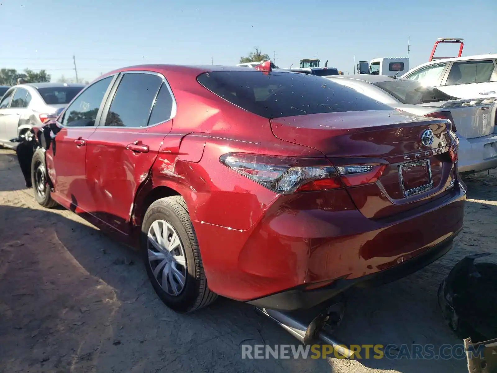 3 Photograph of a damaged car 4T1C31AK7NU573290 TOYOTA CAMRY 2022