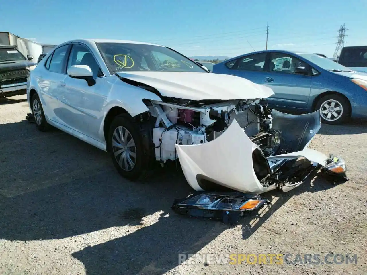 1 Photograph of a damaged car 4T1C31AK7NU591417 TOYOTA CAMRY 2022