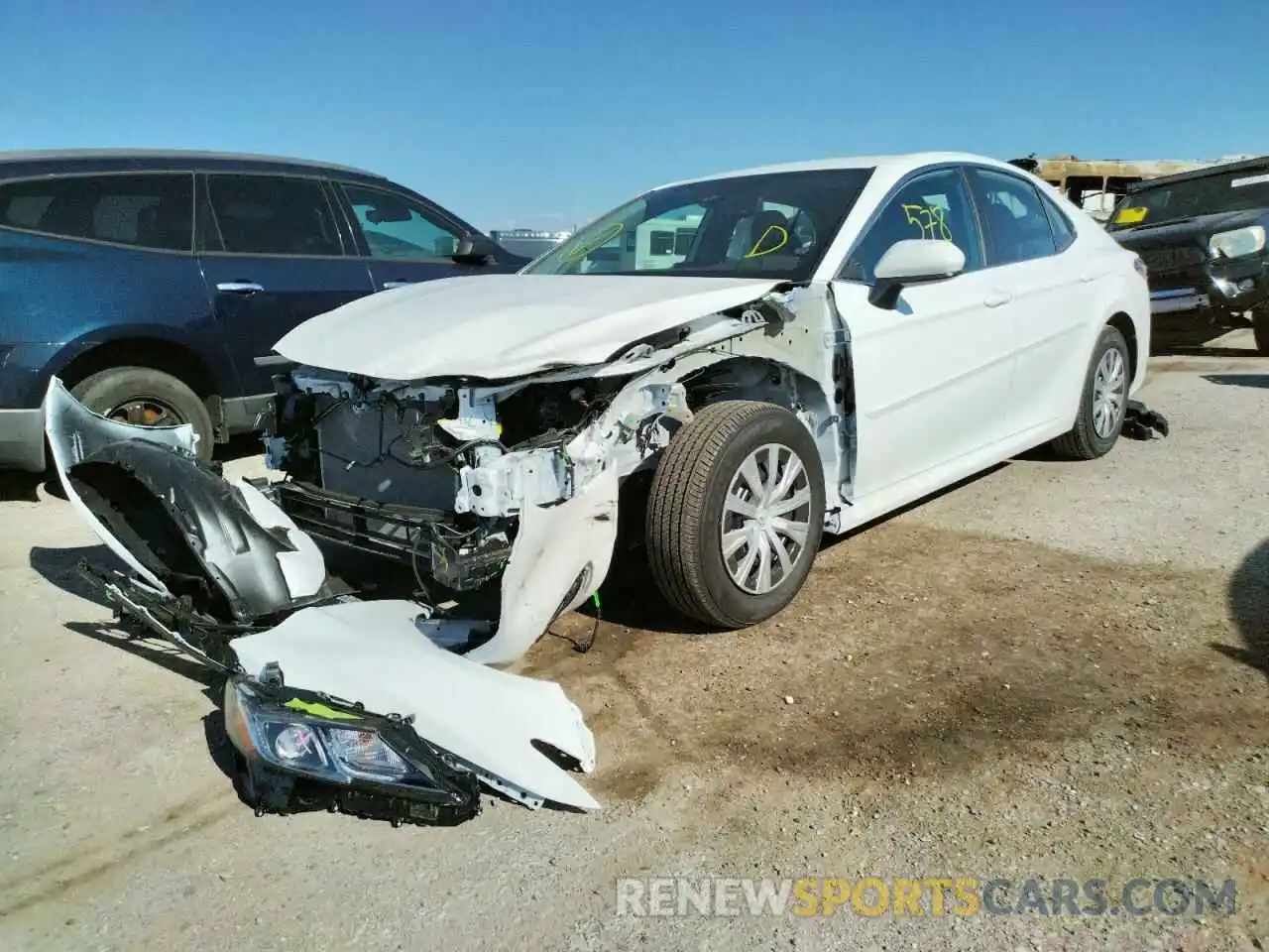 2 Photograph of a damaged car 4T1C31AK7NU591417 TOYOTA CAMRY 2022