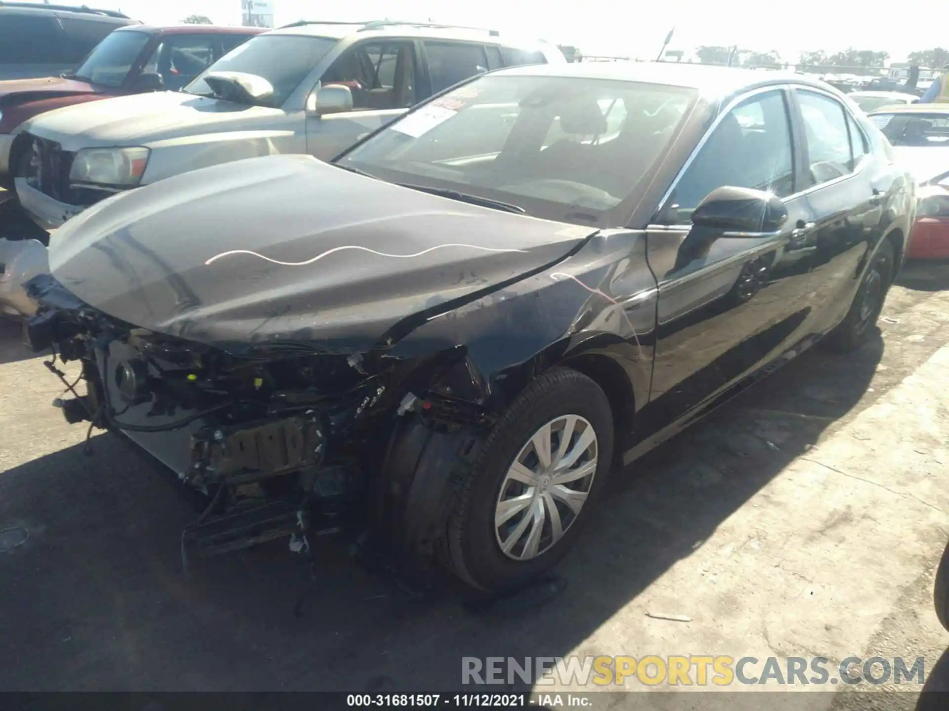 2 Photograph of a damaged car 4T1C31AK8NU571984 TOYOTA CAMRY 2022