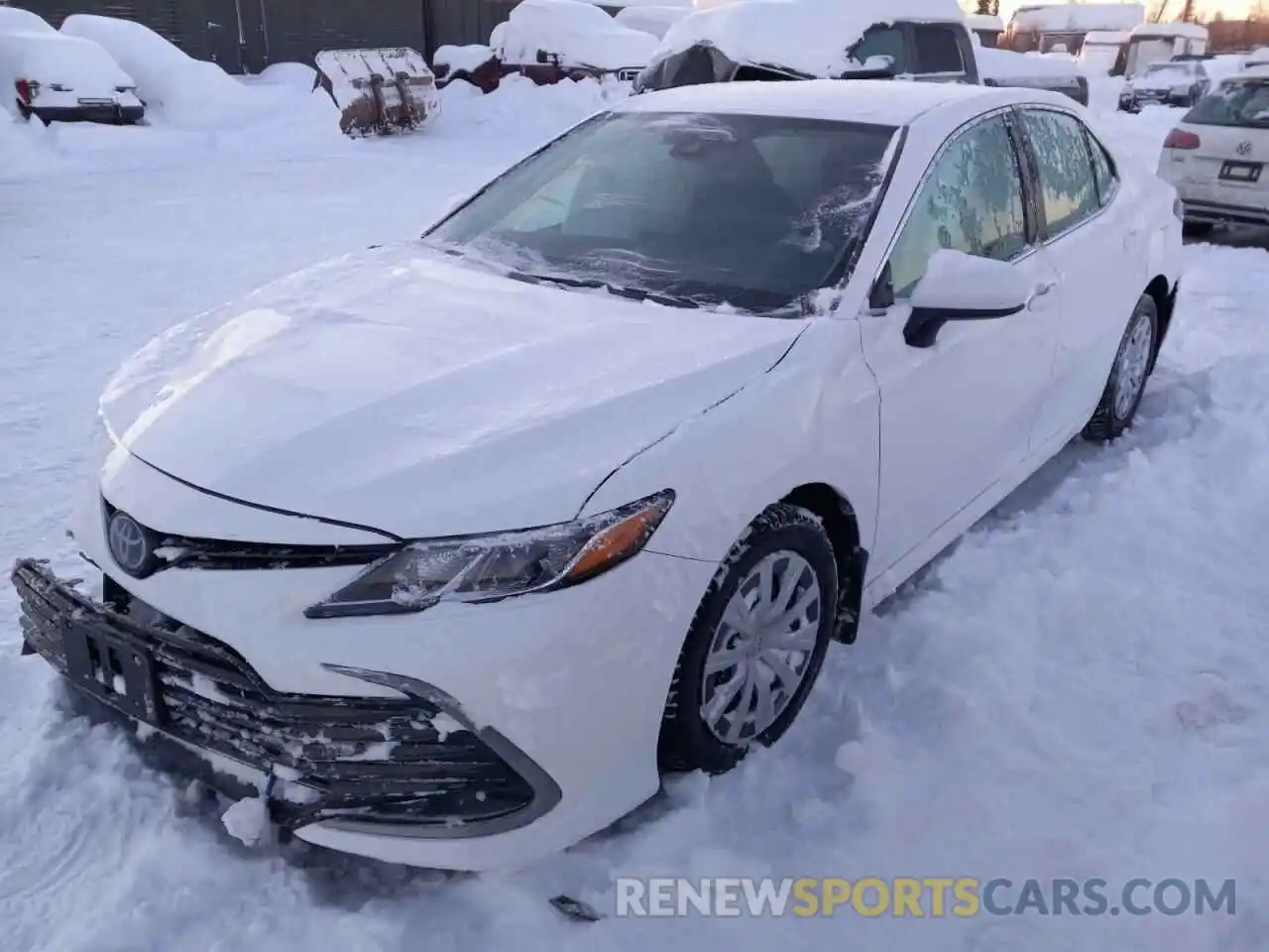 2 Photograph of a damaged car 4T1C31AK9NU574862 TOYOTA CAMRY 2022