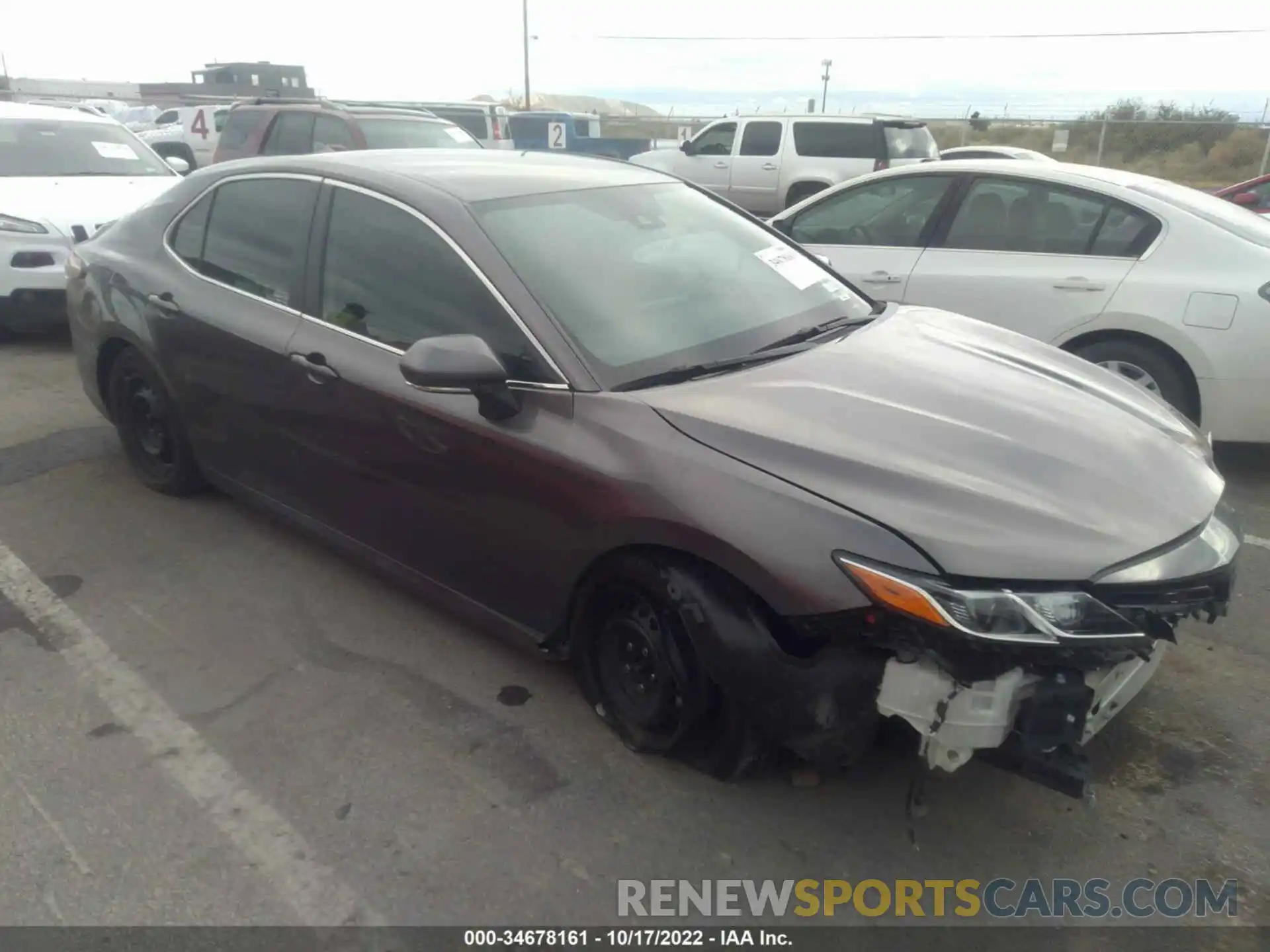 1 Photograph of a damaged car 4T1C31AK9NU581181 TOYOTA CAMRY 2022