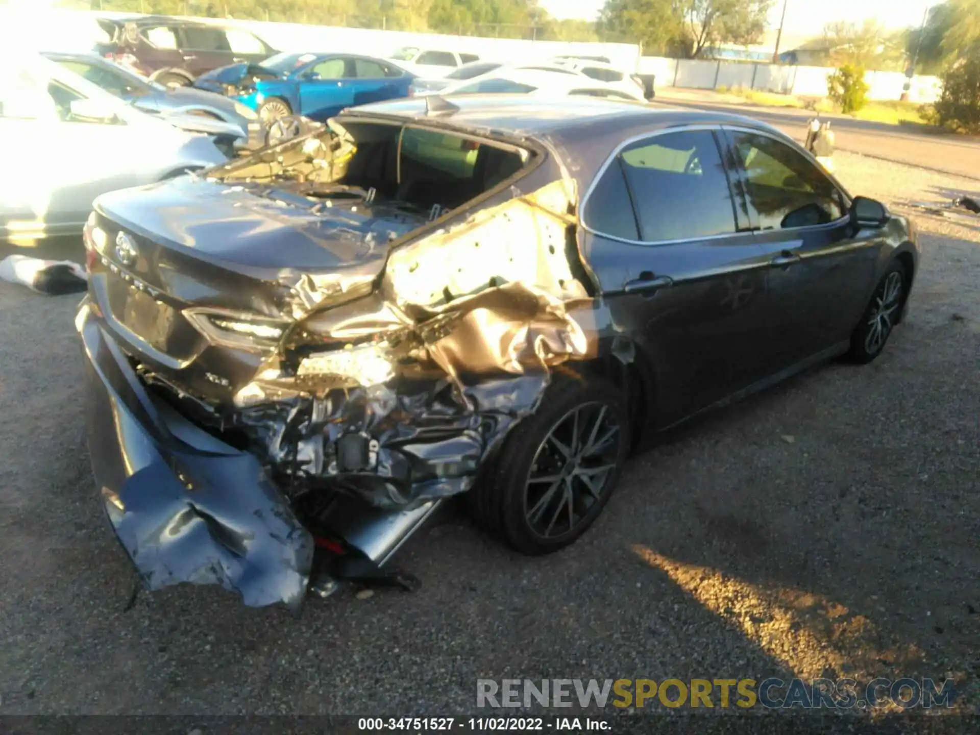 4 Photograph of a damaged car 4T1F11AK3NU012264 TOYOTA CAMRY 2022