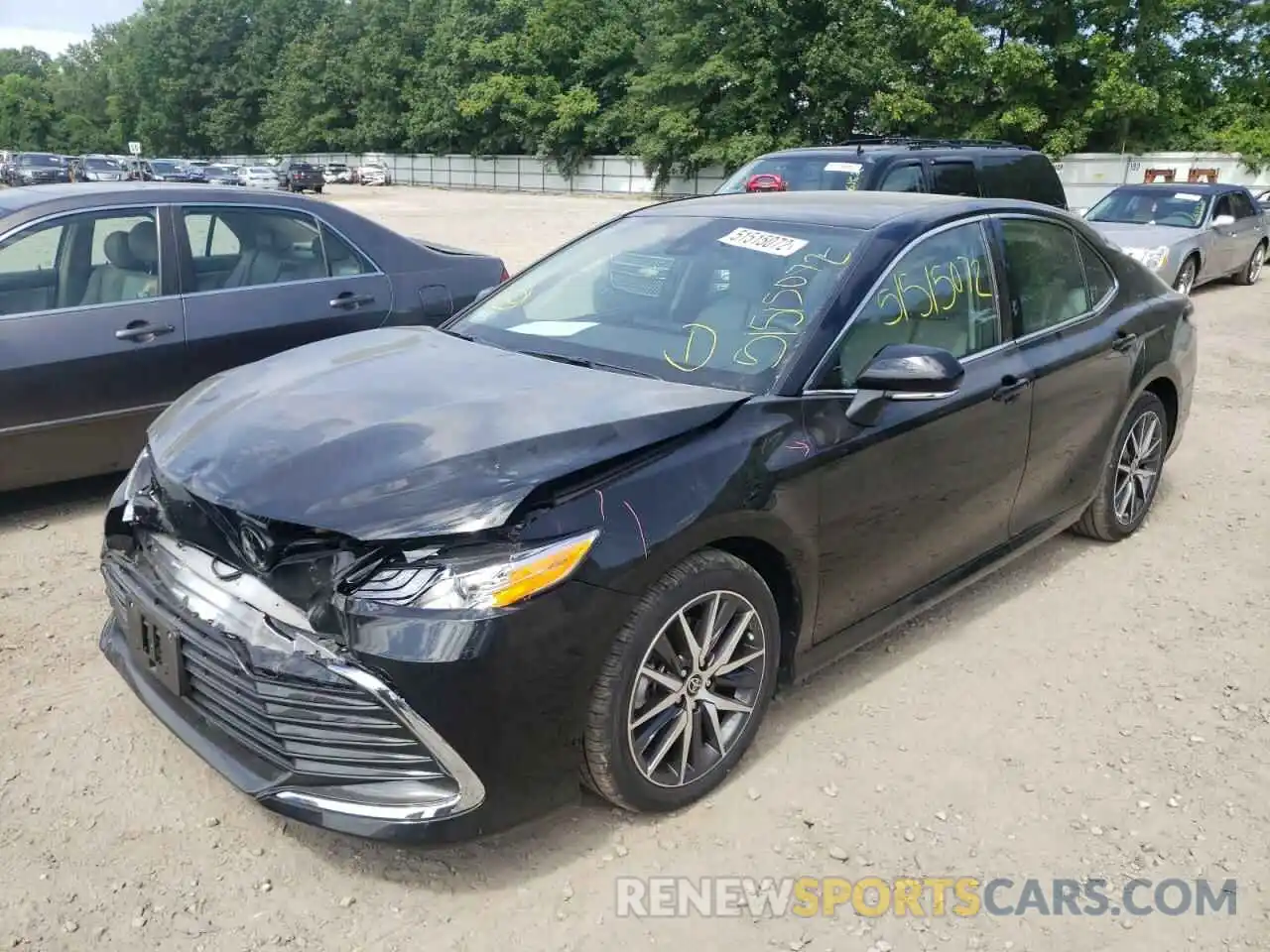 2 Photograph of a damaged car 4T1F11BK2NU056822 TOYOTA CAMRY 2022