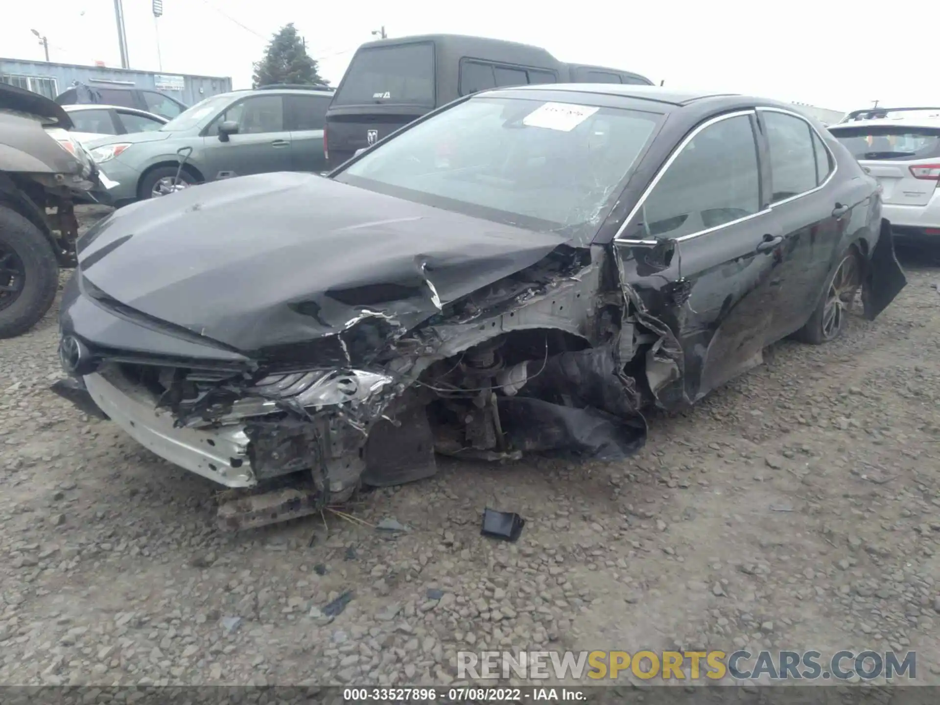 2 Photograph of a damaged car 4T1F11BK5NU059858 TOYOTA CAMRY 2022