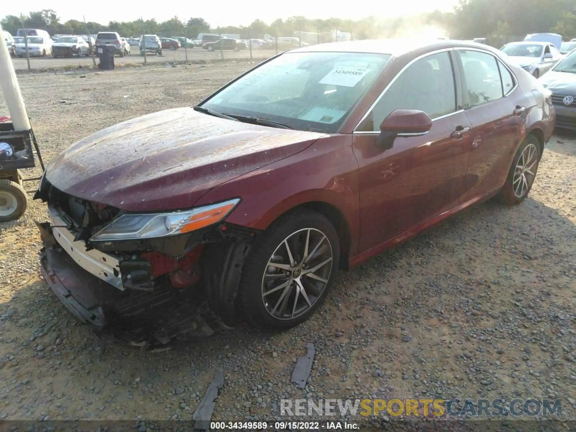 2 Photograph of a damaged car 4T1F11BKXNU048239 TOYOTA CAMRY 2022