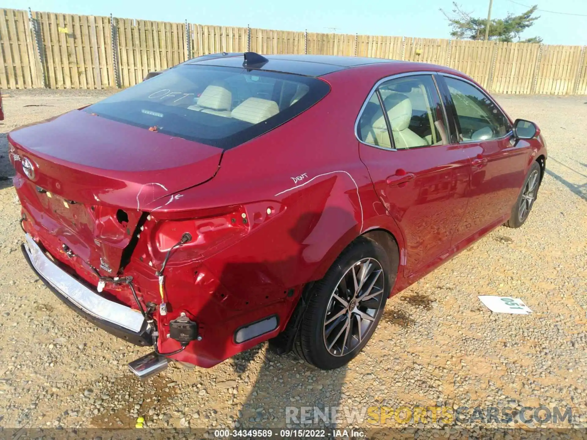 4 Photograph of a damaged car 4T1F11BKXNU048239 TOYOTA CAMRY 2022