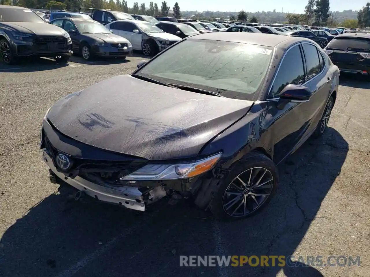 2 Photograph of a damaged car 4T1F31AK0NU573385 TOYOTA CAMRY 2022