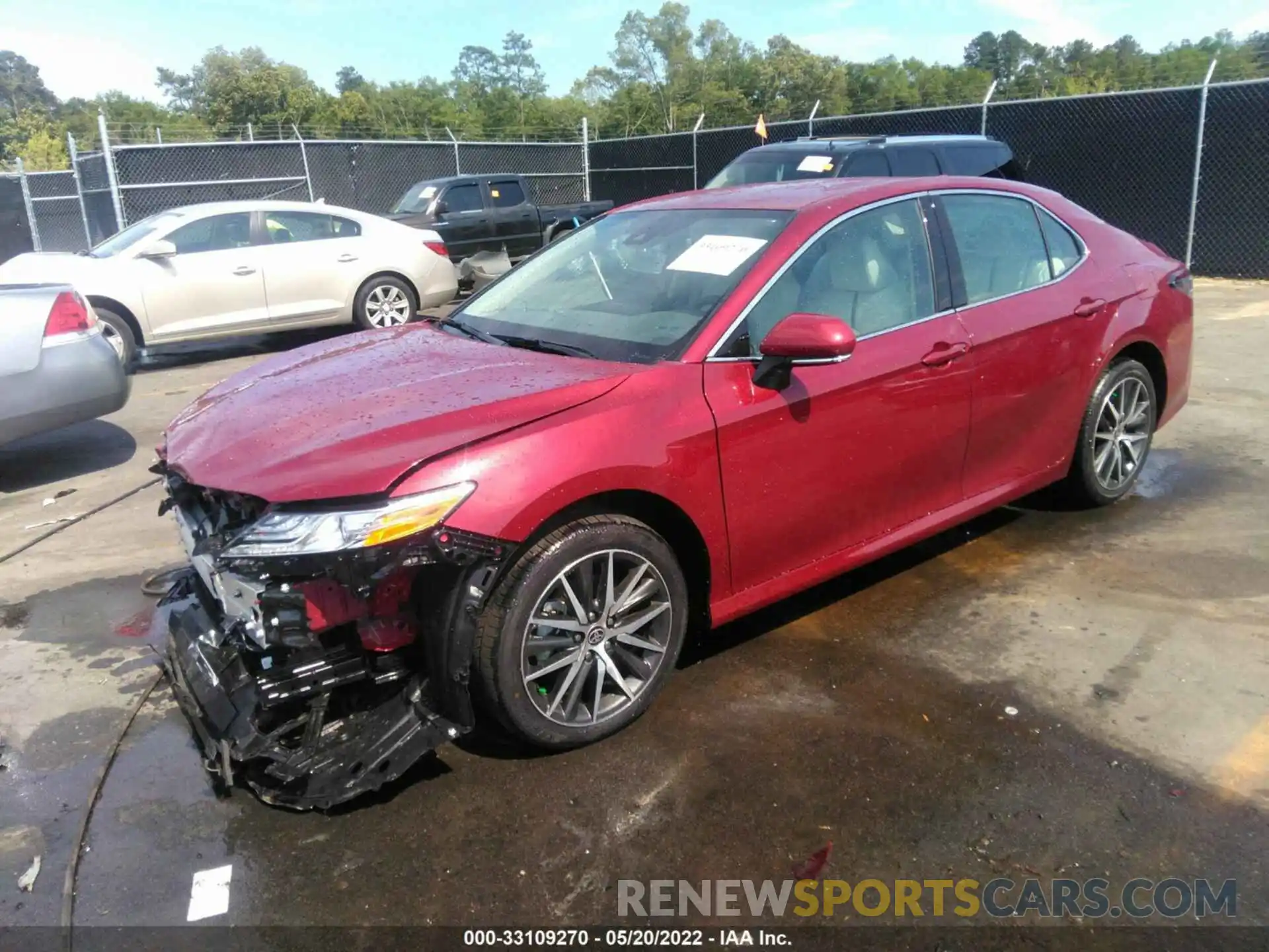 2 Photograph of a damaged car 4T1F31AK0NU587982 TOYOTA CAMRY 2022