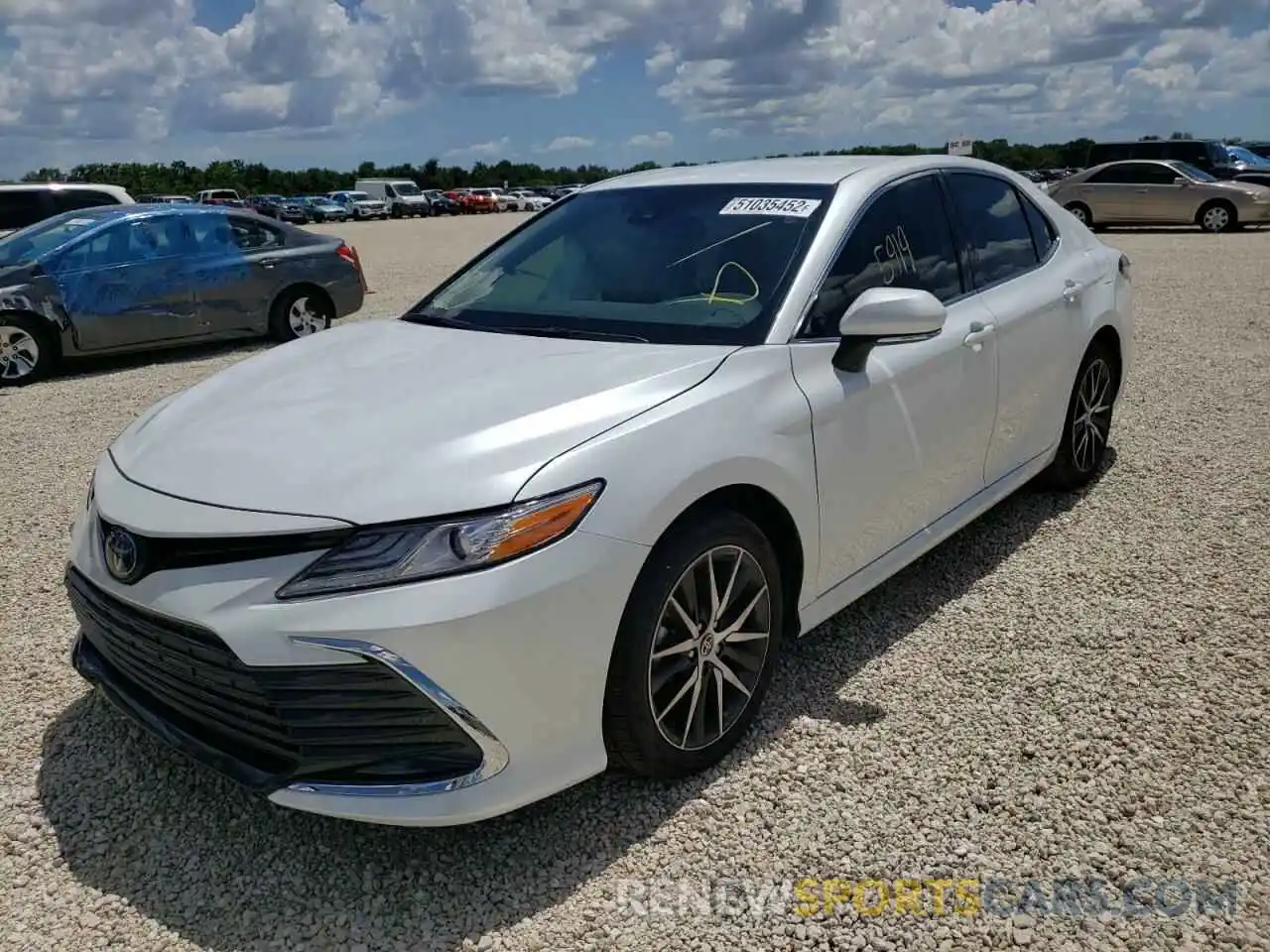 2 Photograph of a damaged car 4T1F31AK1NU589451 TOYOTA CAMRY 2022